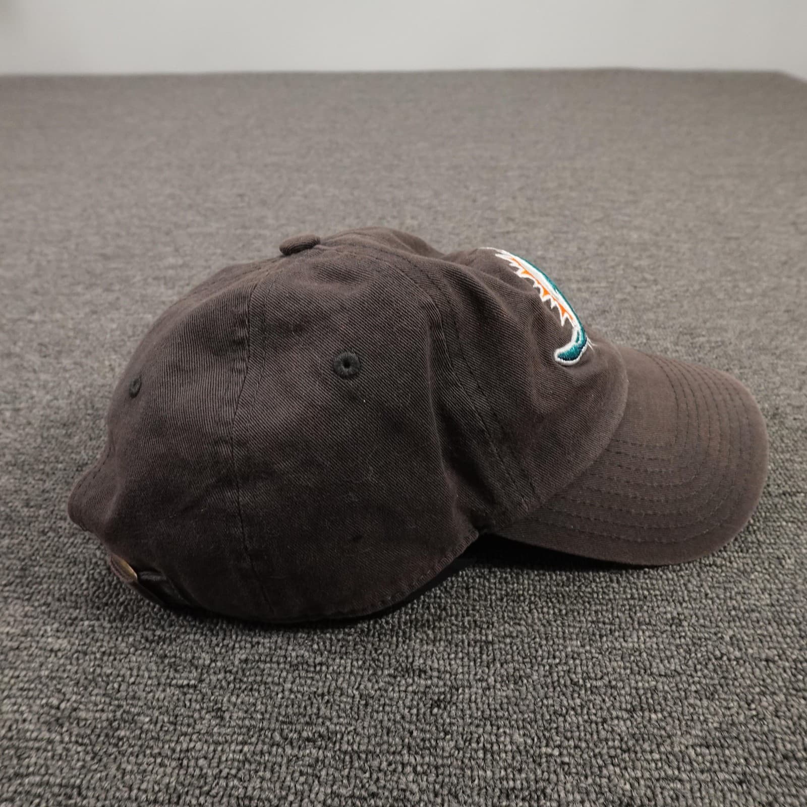 Miami Dolphins Hat Cap Strap Back Mens One Size Dad Hat Brown NFL Football '47 - Thumbnail 6