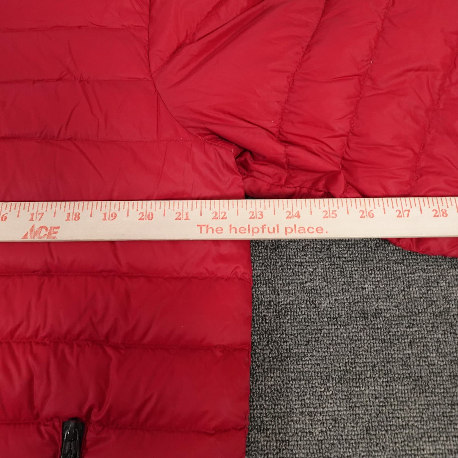 ZeroXposur Jacket Mens Medium Red 650 Fill Power Down Puffer Full Zip C8300 - Thumbnail 8