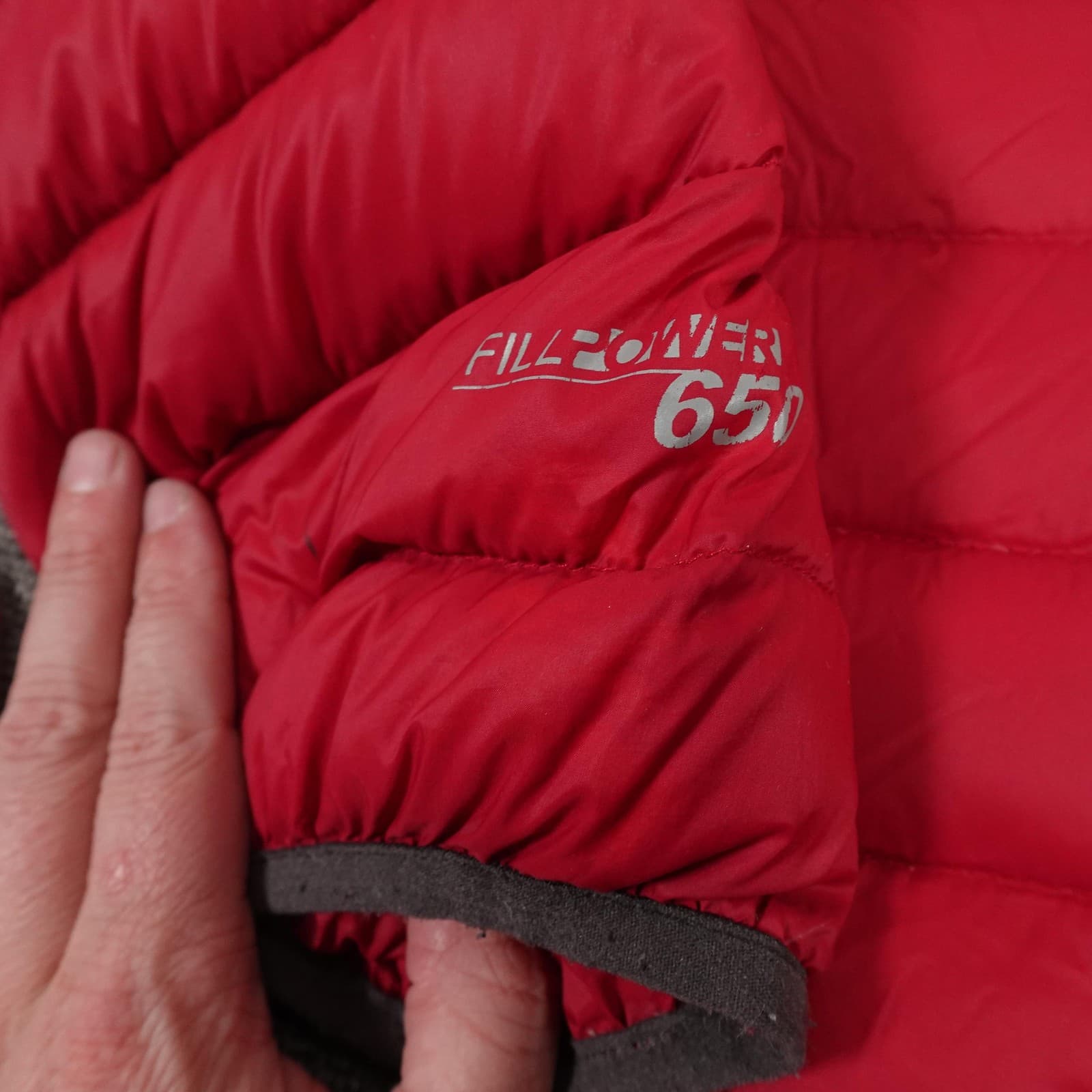 ZeroXposur Jacket Mens Medium Red 650 Fill Power Down Puffer Full Zip C8300 - Thumbnail 5