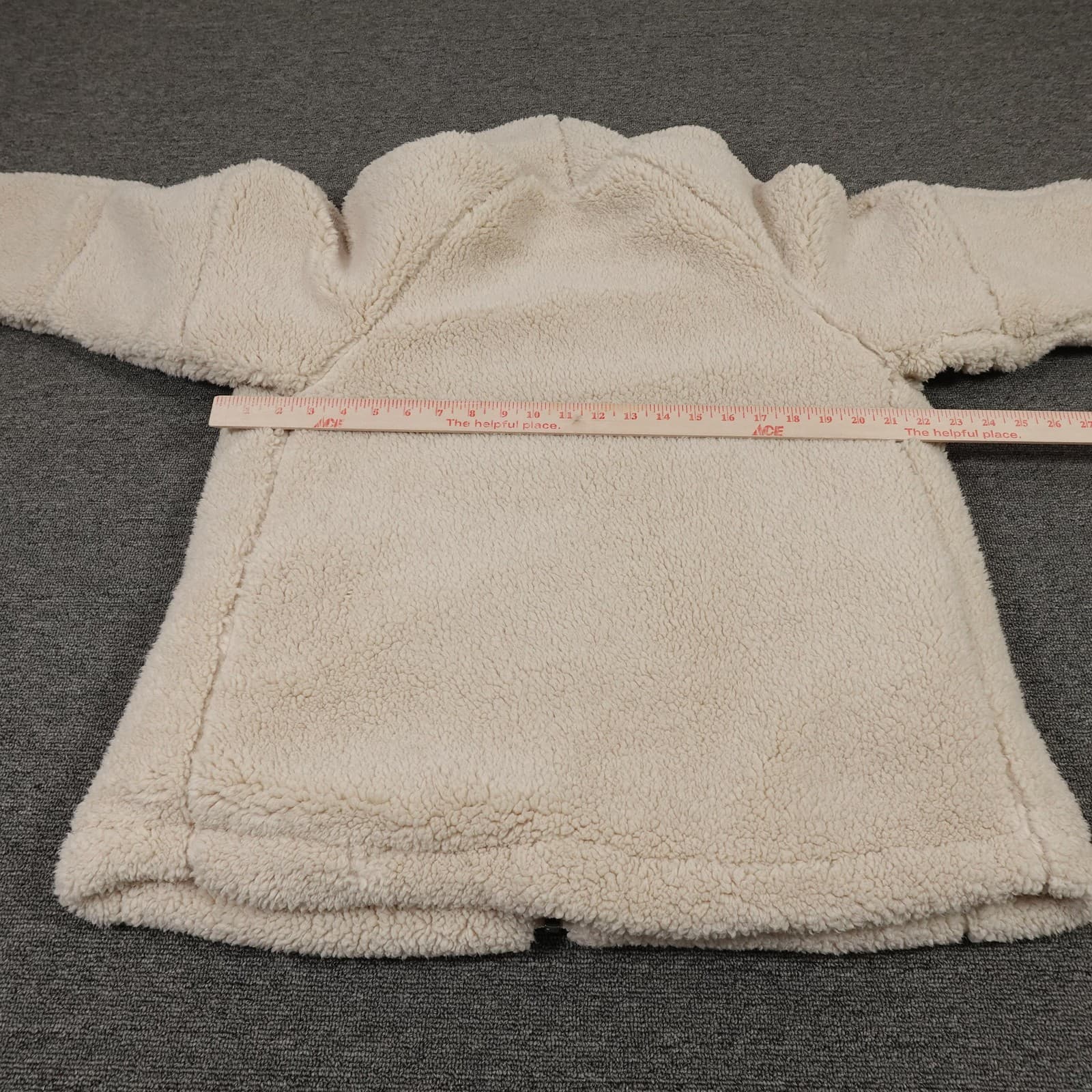 We The Free Coat Womens XS White Raya Cozy Teddy Jacket Sherpa Fleece Full Zip - Thumbnail 4