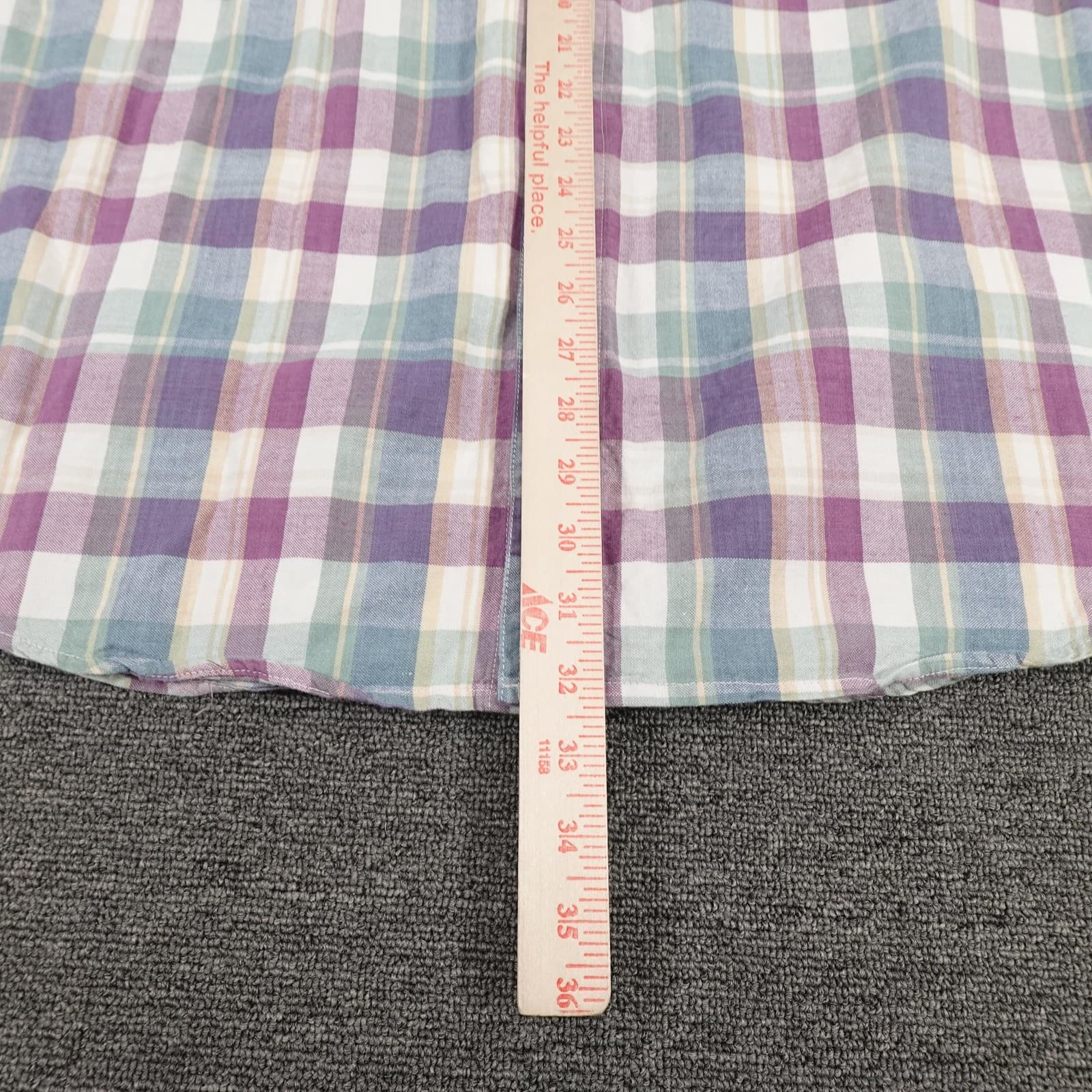 Bogari Studio Shirt Mens XL Multicolor Plaid Button Down Long Sleeve Casual - Thumbnail 7