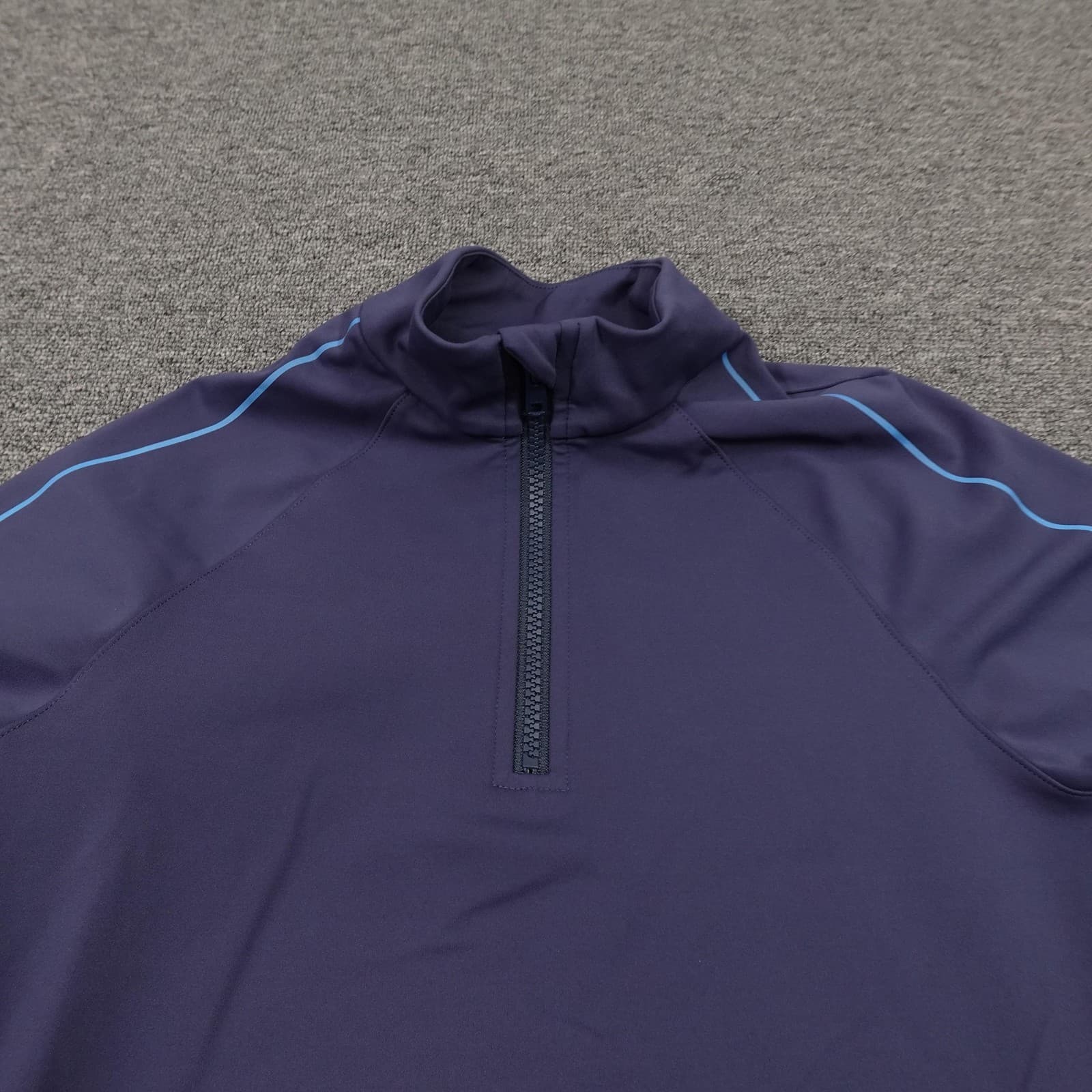 Outdoor Voices Quarter Zip Pullover XS Purple Long Sleeve Activewear Mock Neck - Thumbnail 2