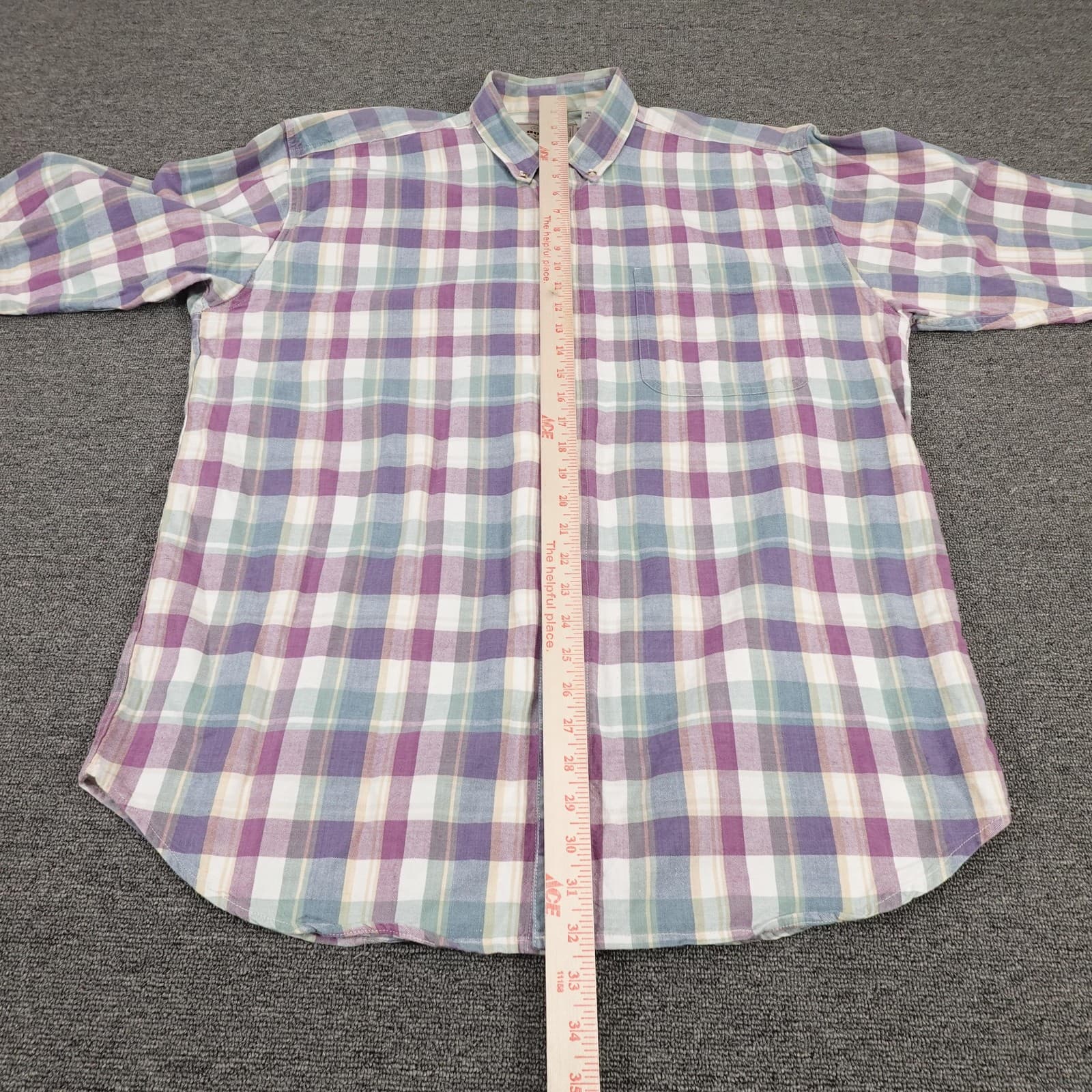 Bogari Studio Shirt Mens XL Multicolor Plaid Button Down Long Sleeve Casual - Thumbnail 6