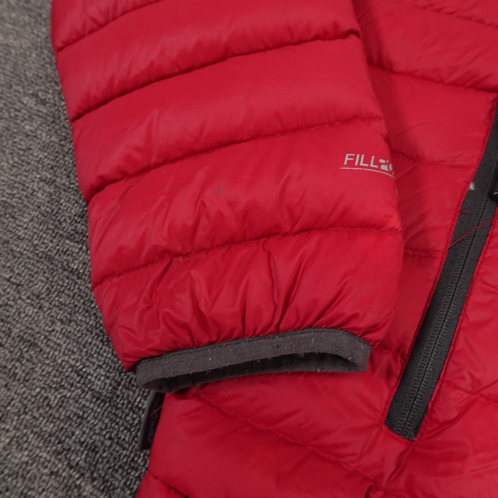 ZeroXposur Jacket Mens Medium Red 650 Fill Power Down Puffer Full Zip C8300 - Thumbnail 4