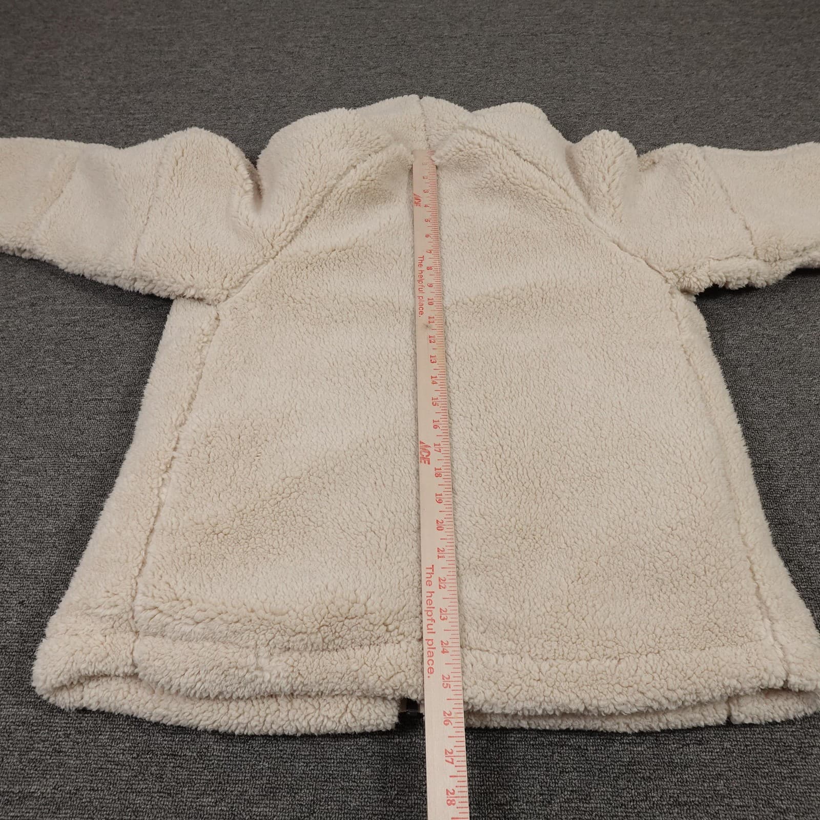 We The Free Coat Womens XS White Raya Cozy Teddy Jacket Sherpa Fleece Full Zip - Thumbnail 6