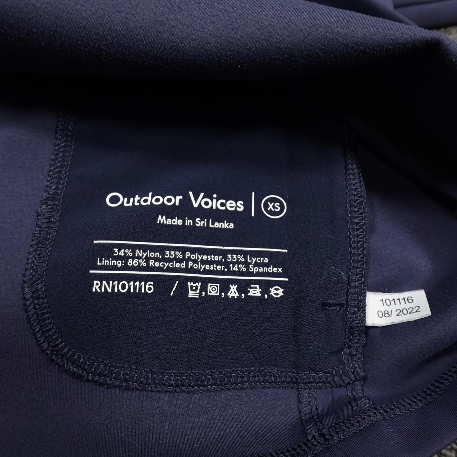 Outdoor Voices Quarter Zip Pullover XS Purple Long Sleeve Activewear Mock Neck - Thumbnail 8