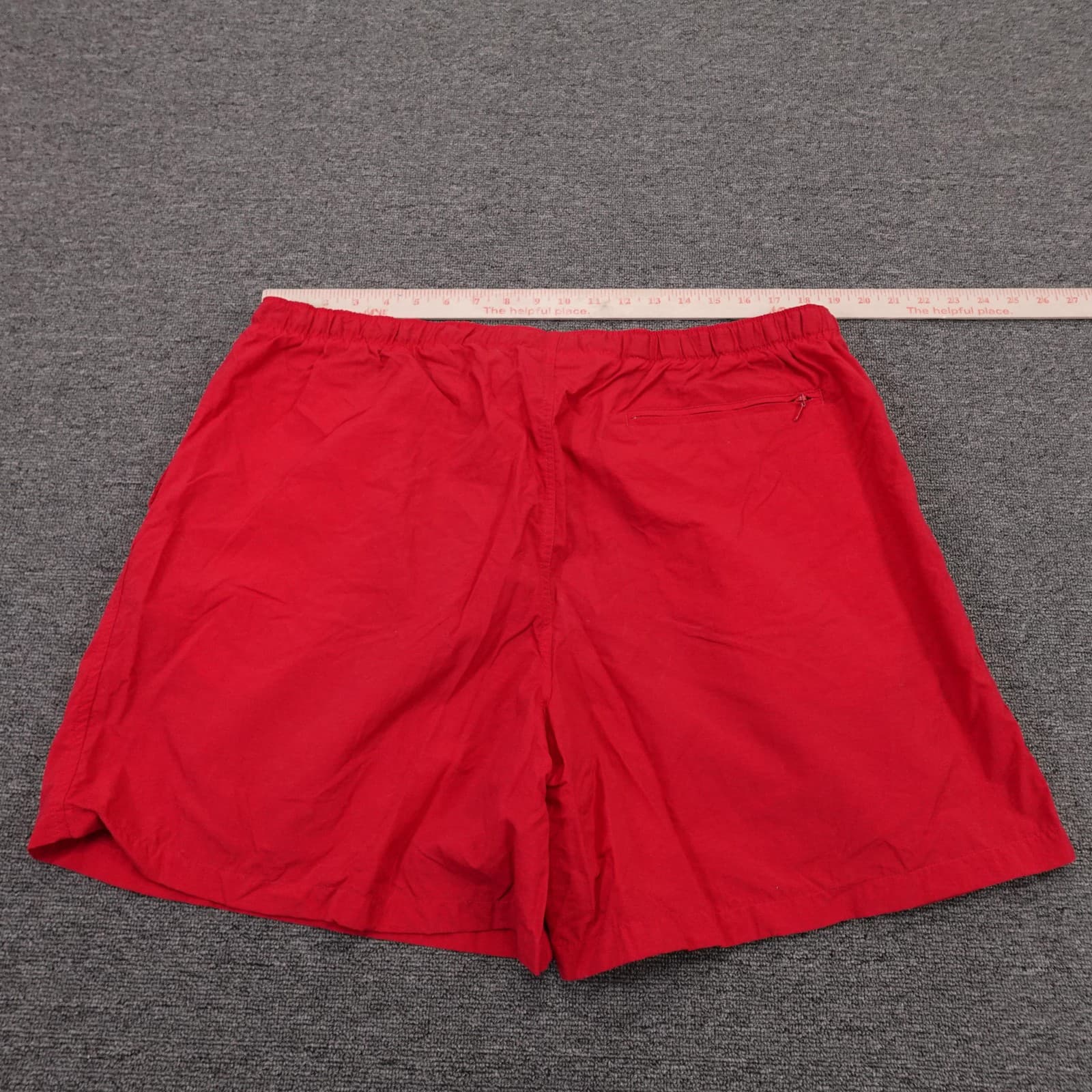 Vintage Columbia Swim Shorts Trunks Mens XL Red Belted Mesh Lined USA Y2K - Thumbnail 6