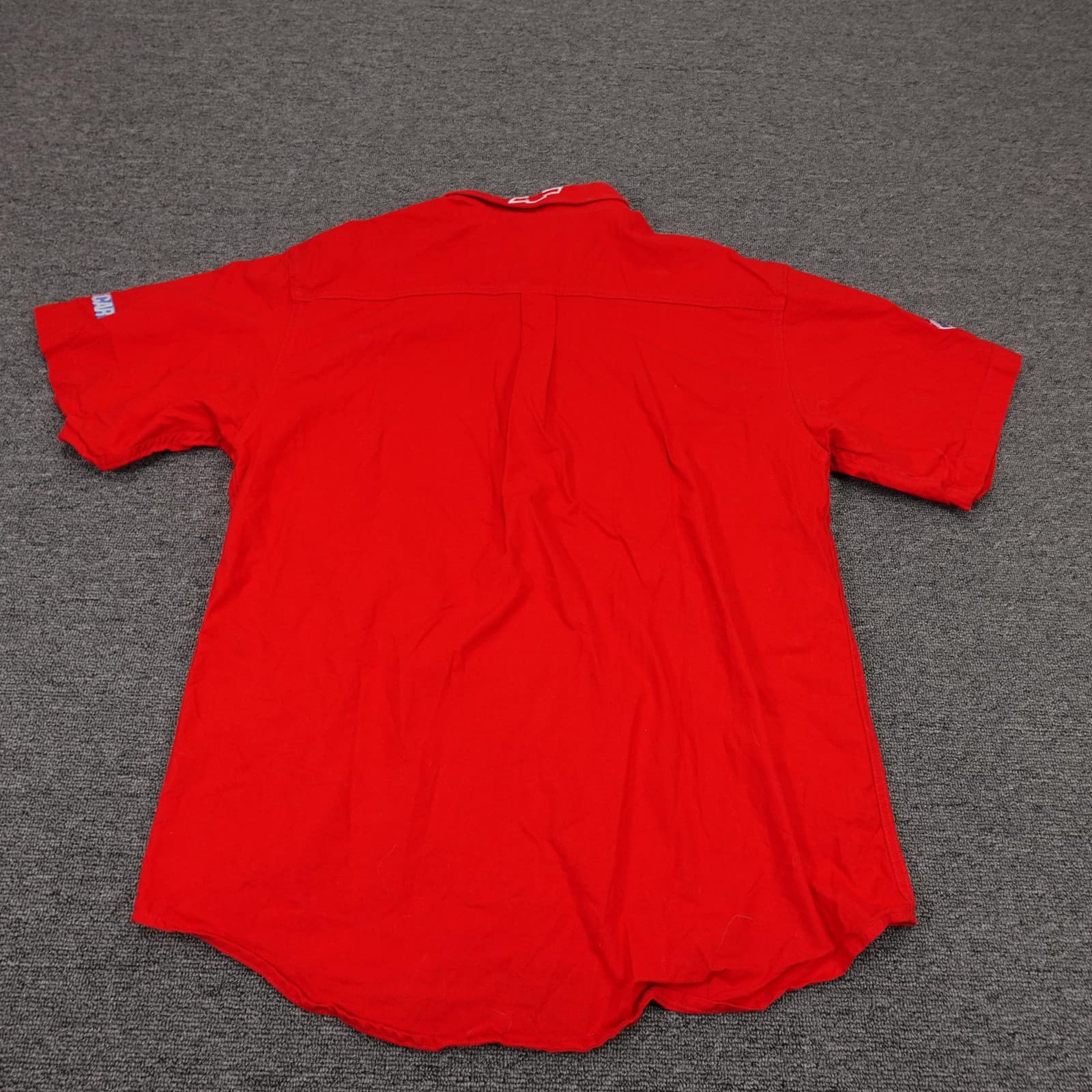 Vintage RE/MAX Racing Shirt Mens Medium Red NASCAR Auto Racing Exquisite Designs - Thumbnail 8