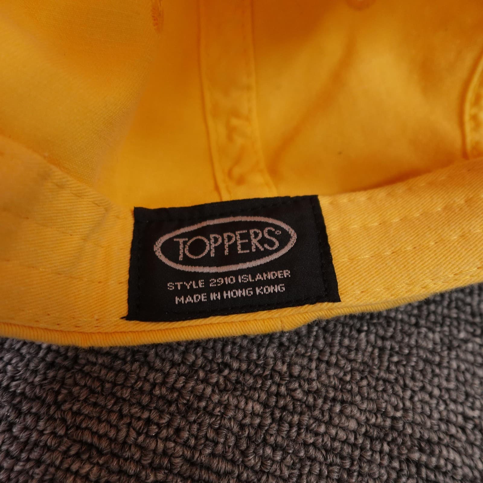Corona Extra Toppers Hat Cap Strap Back Mens One Size Yellow Twill Baseball Beer - Thumbnail 7