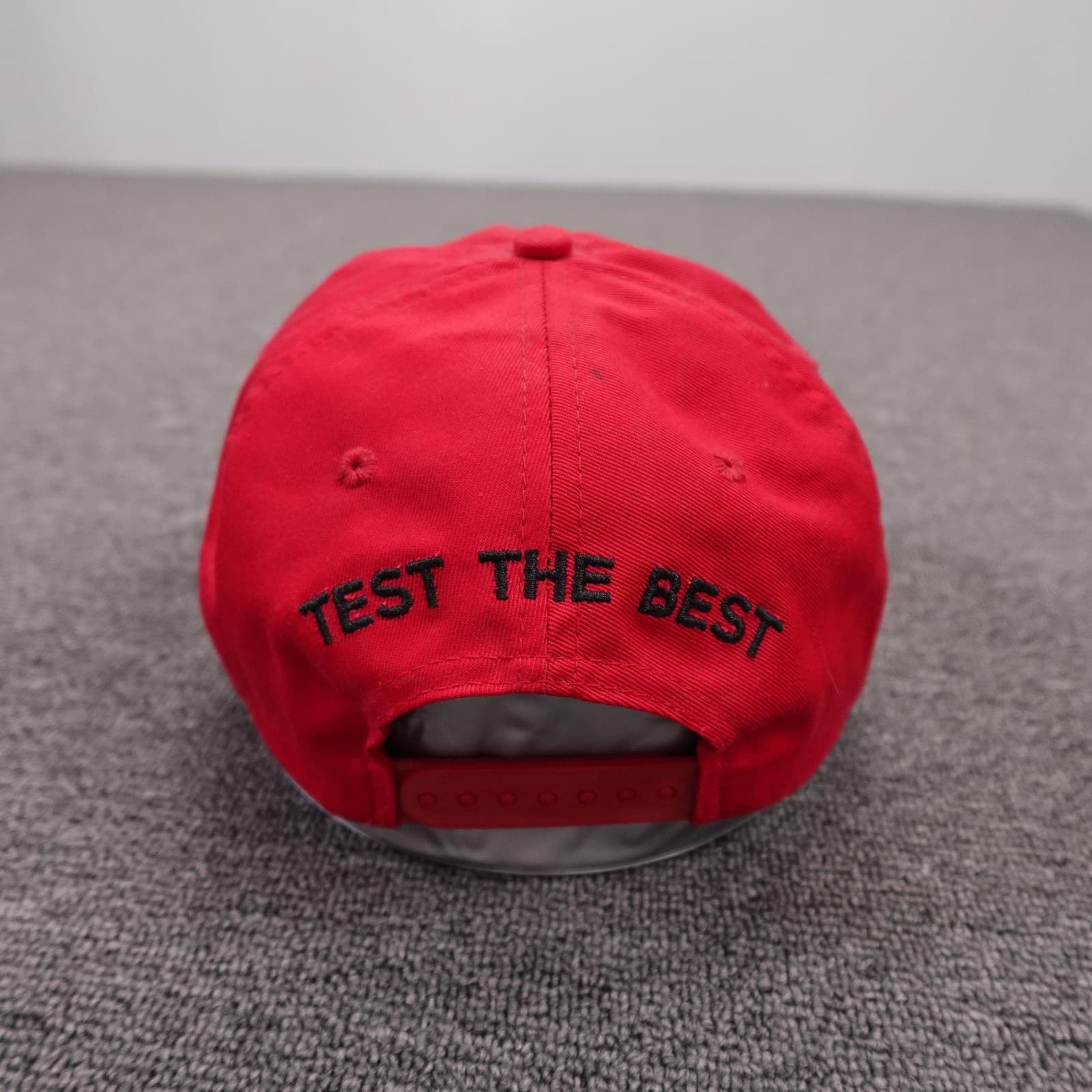 Vintage Nosler Hat Cap Snap Back Mens One Size Red Twill Baseball Hunting Ammo - Thumbnail 4