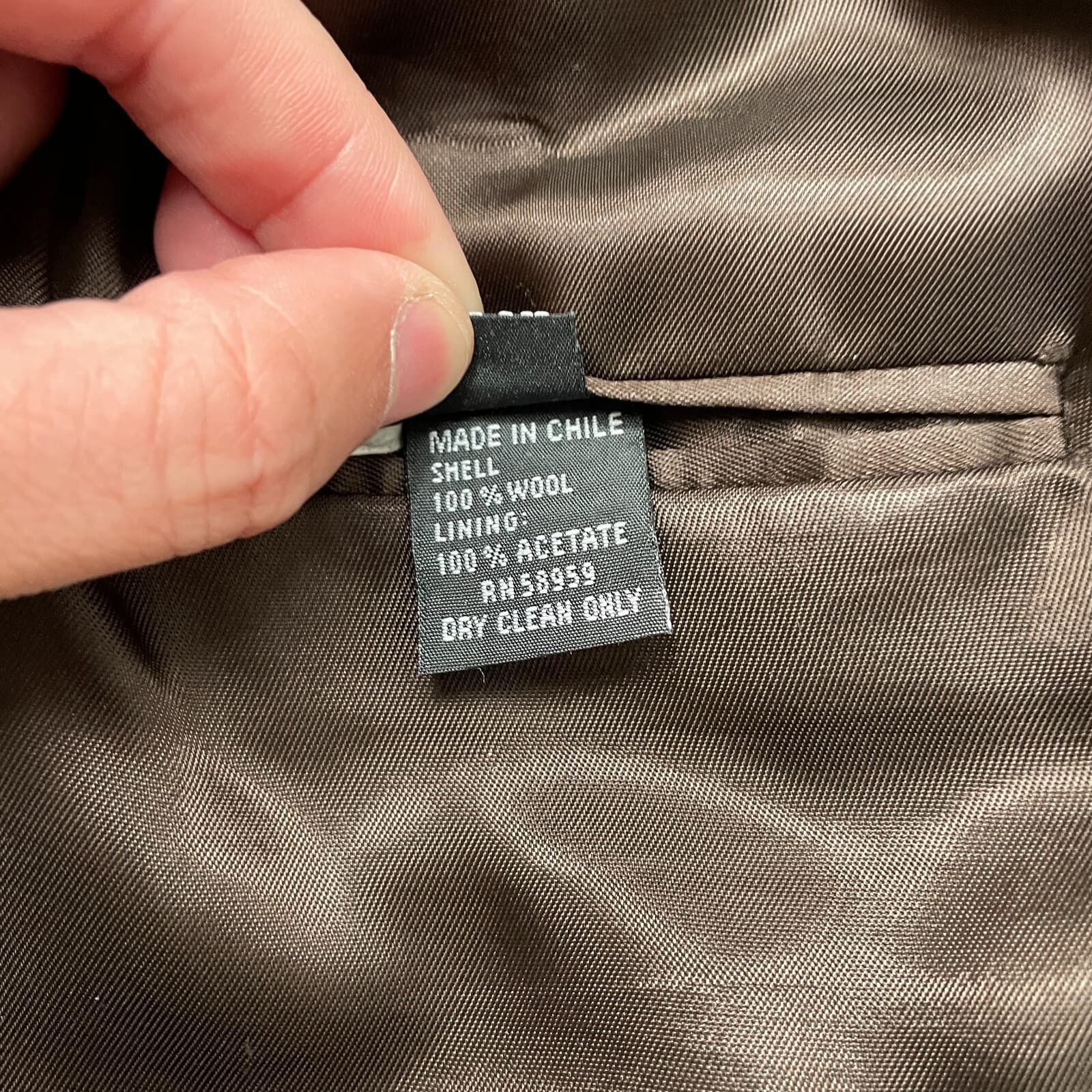 Harold Powell Blazer Jacket 44L Brown Houndstooth Loro Piana Wool Super 130s - Thumbnail 9