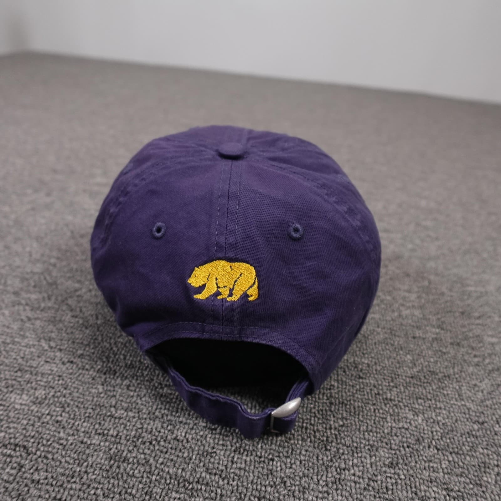 California Golden Bears Hat Cap Strap Back One Size Purple Lacrosse Under Armour - Thumbnail 4
