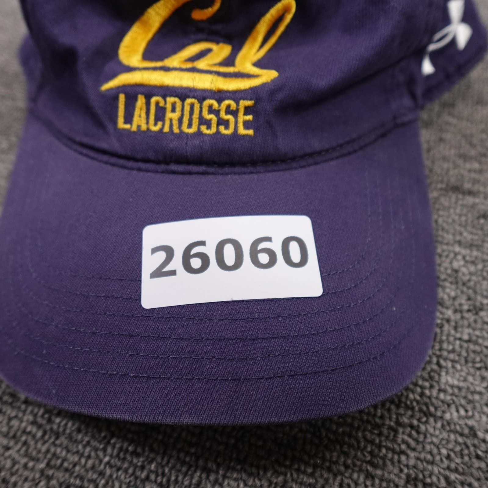 California Golden Bears Hat Cap Strap Back One Size Purple Lacrosse Under Armour - Thumbnail 8