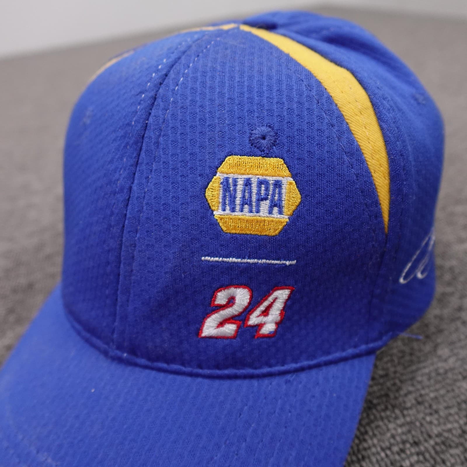 NAPA Racing Hat Cap Strap Back Mens One Size Blue NASCAR Auto Chase Elliott 24 - Thumbnail 2
