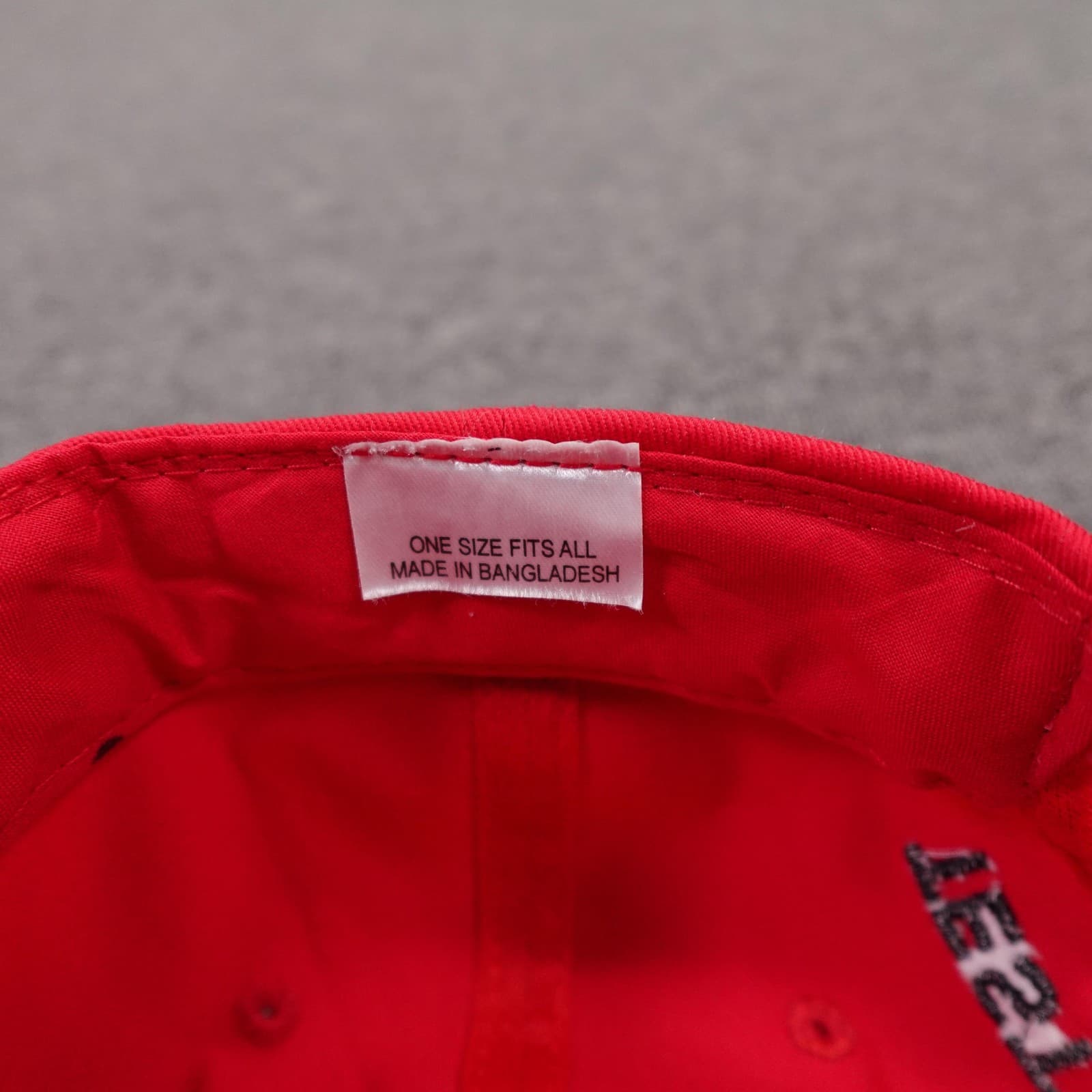 Vintage Nosler Hat Cap Snap Back Mens One Size Red Twill Baseball Hunting Ammo - Thumbnail 7