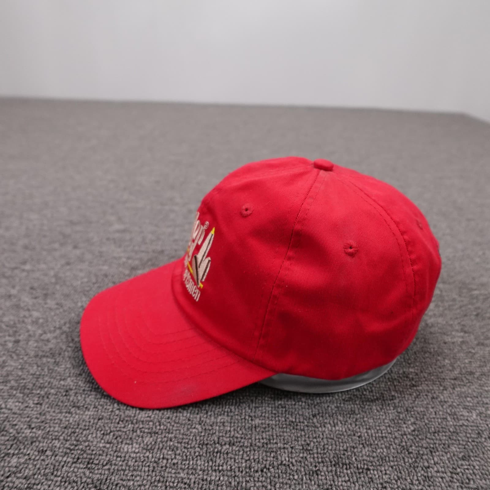 Vintage Nosler Hat Cap Snap Back Mens One Size Red Twill Baseball Hunting Ammo - Thumbnail 3