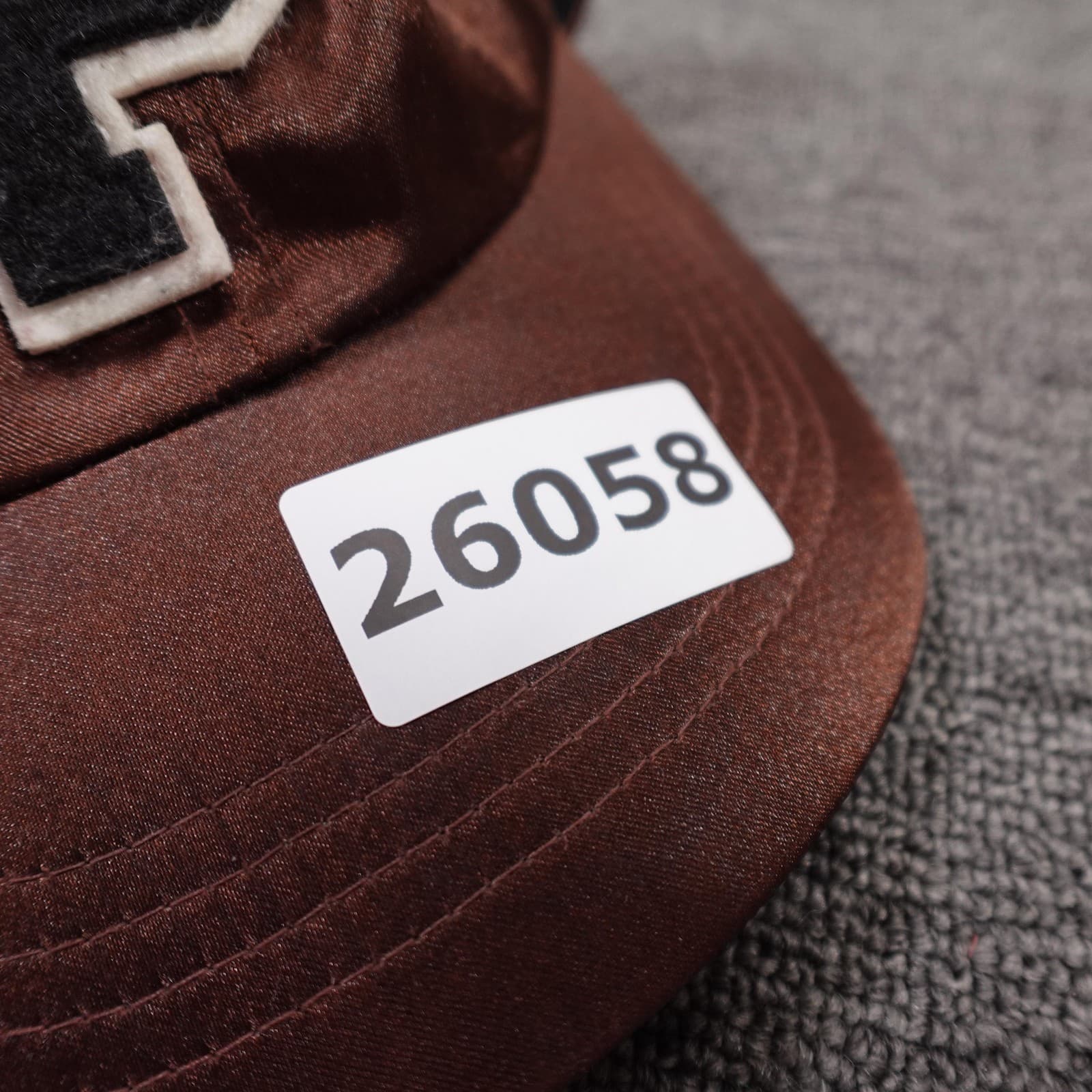 Stance Hat Cap Strap Back Mens One Size Brown Satin P Patch Baseball Logo - Thumbnail 10