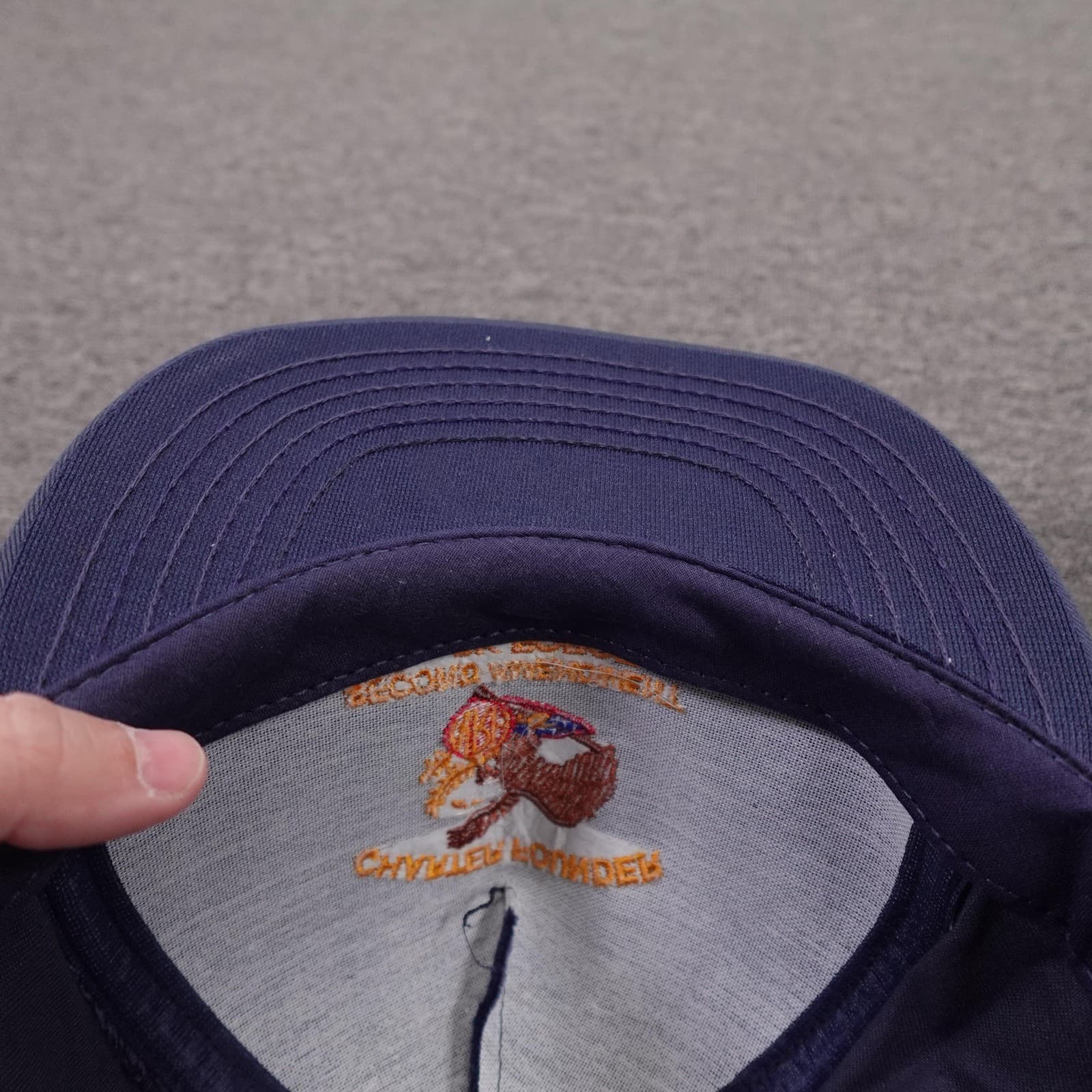 Vintage NRA Charter Founder Hat Cap Snap Back Mens One Size Blue USA Patriotic - Thumbnail 7