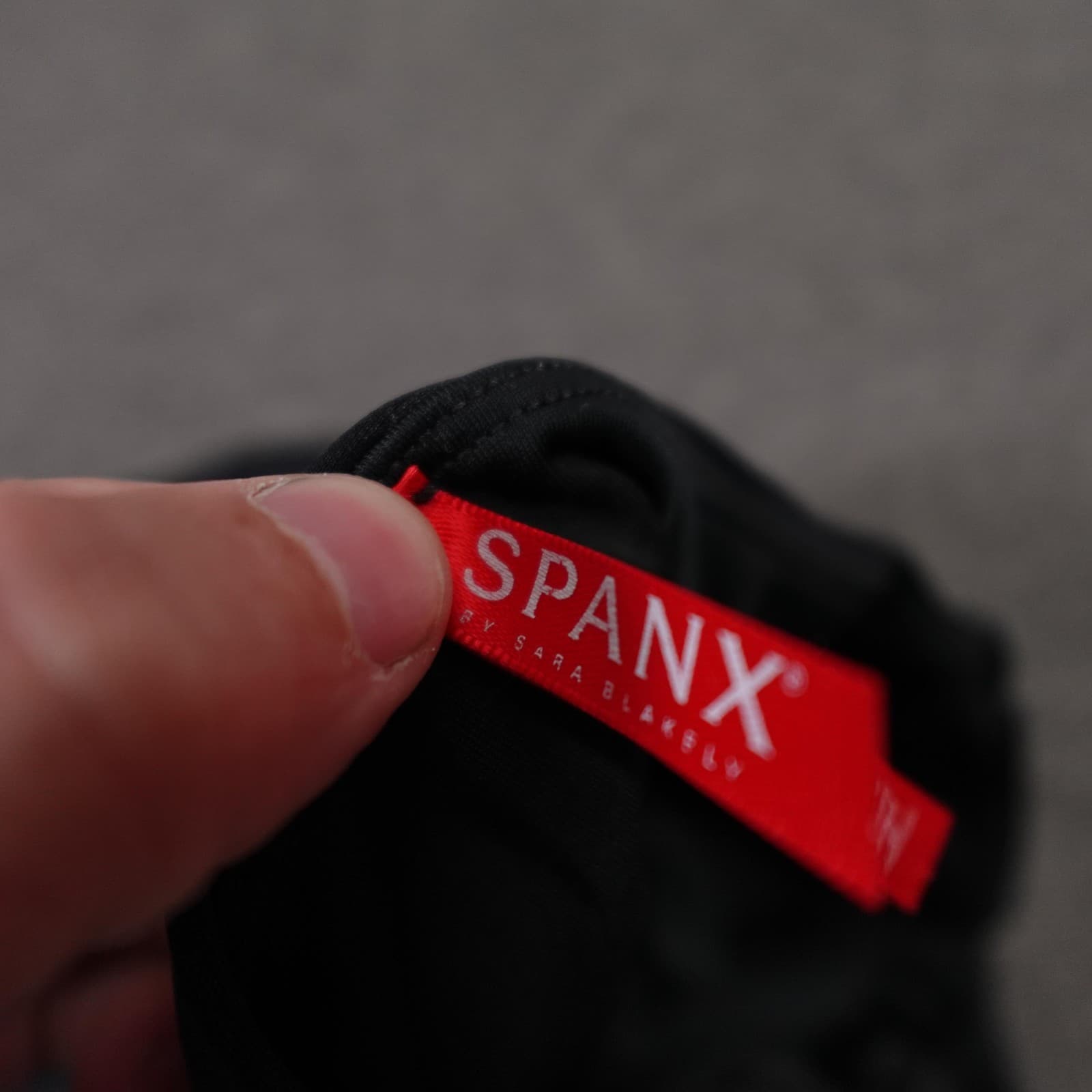 Spanx Leggings Womens Large Black Faux Leather Moto High Rise Shaping Stretch - Thumbnail 4