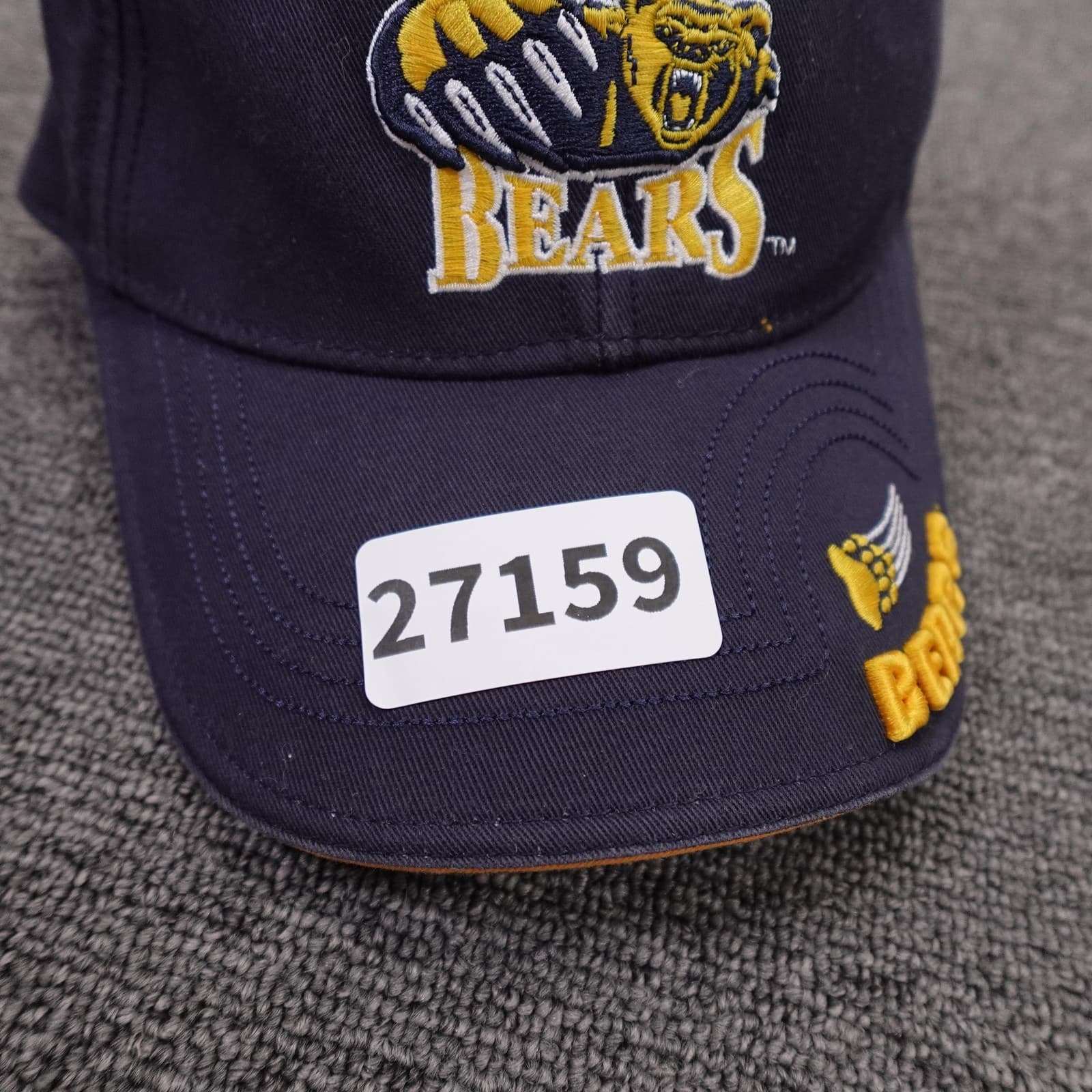 UNC Bears Hat Cap Strap Back Mens One Size Blue NCAA Football The Game - Thumbnail 9