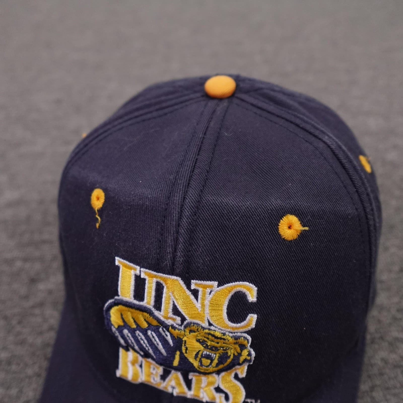 UNC Bears Hat Cap Strap Back Mens One Size Blue NCAA Football The Game - Thumbnail 3