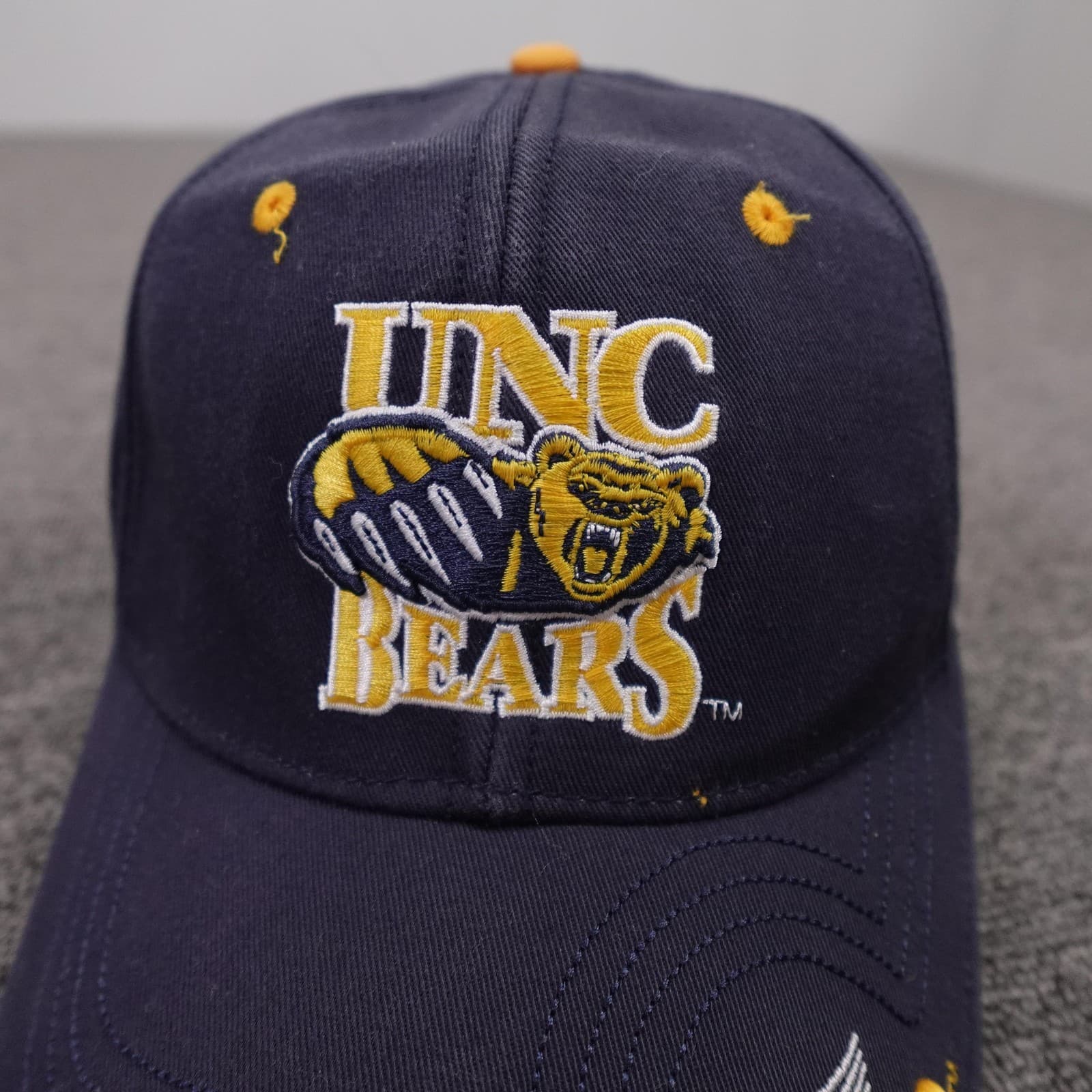 UNC Bears Hat Cap Strap Back Mens One Size Blue NCAA Football The Game - Thumbnail 2