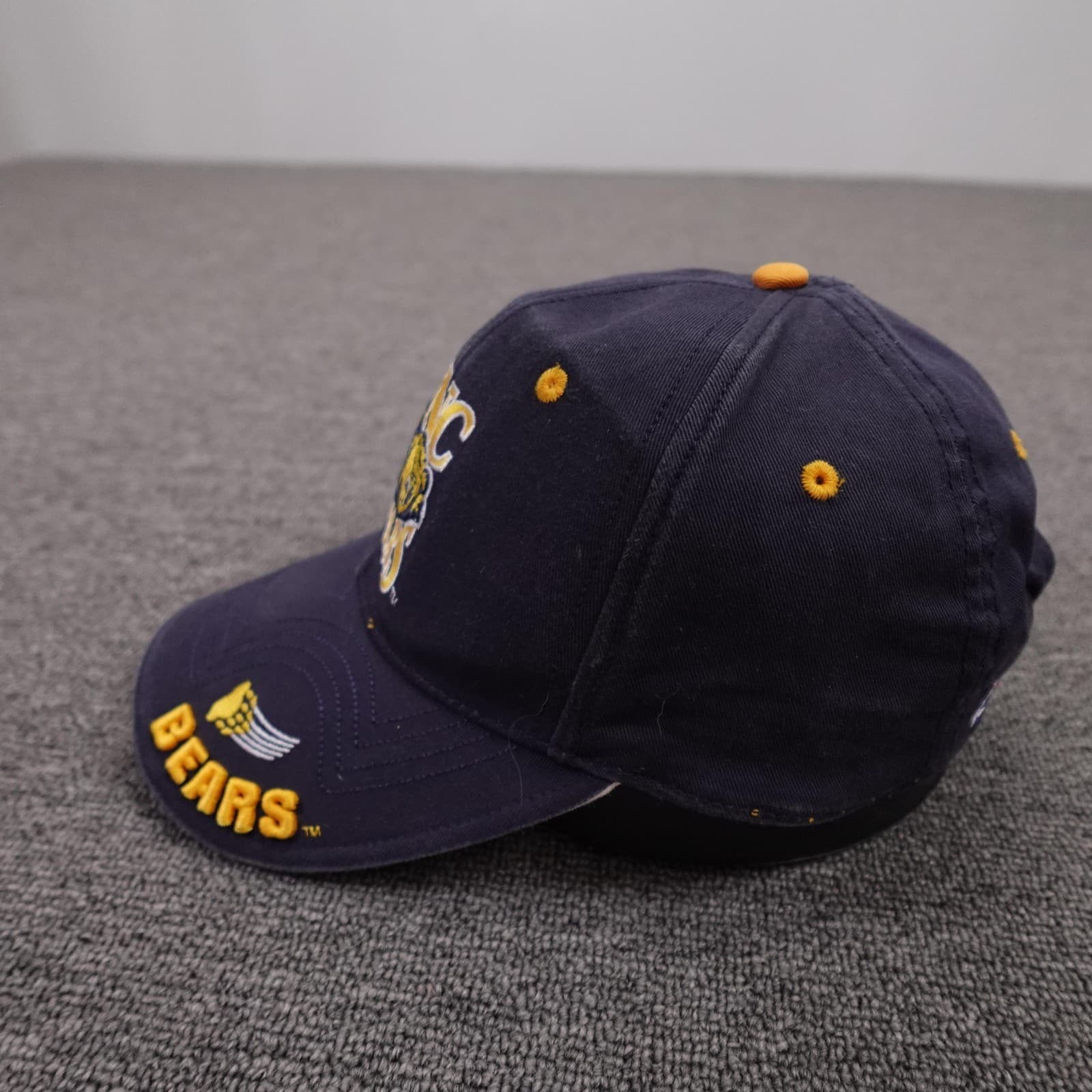 UNC Bears Hat Cap Strap Back Mens One Size Blue NCAA Football The Game - Thumbnail 4