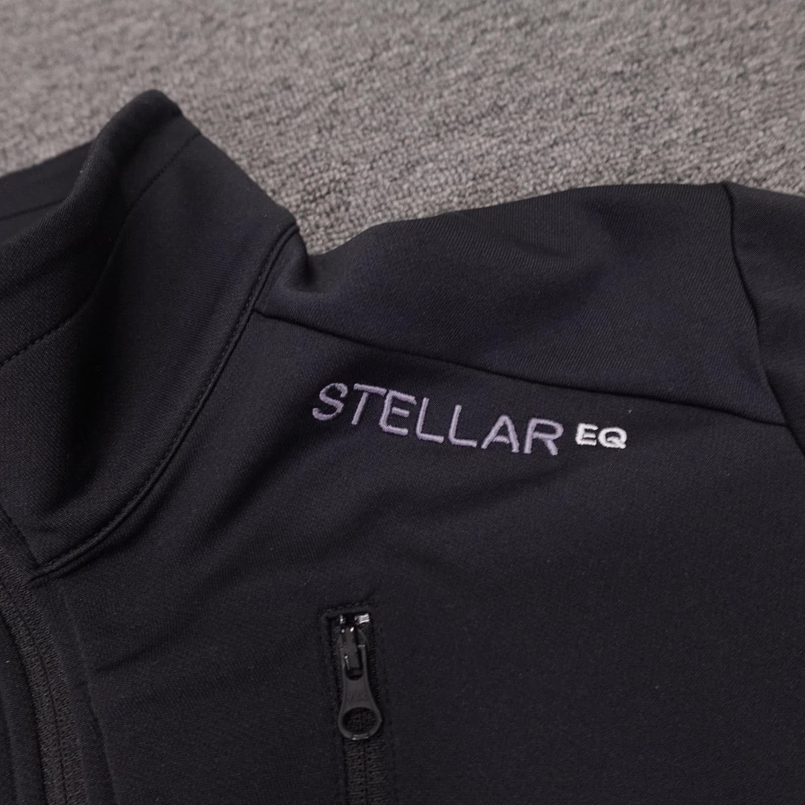 Stellar Equipment Pullover Mens Large Black 1/4 Zip Stretch Base Layer Athletic - Thumbnail 3