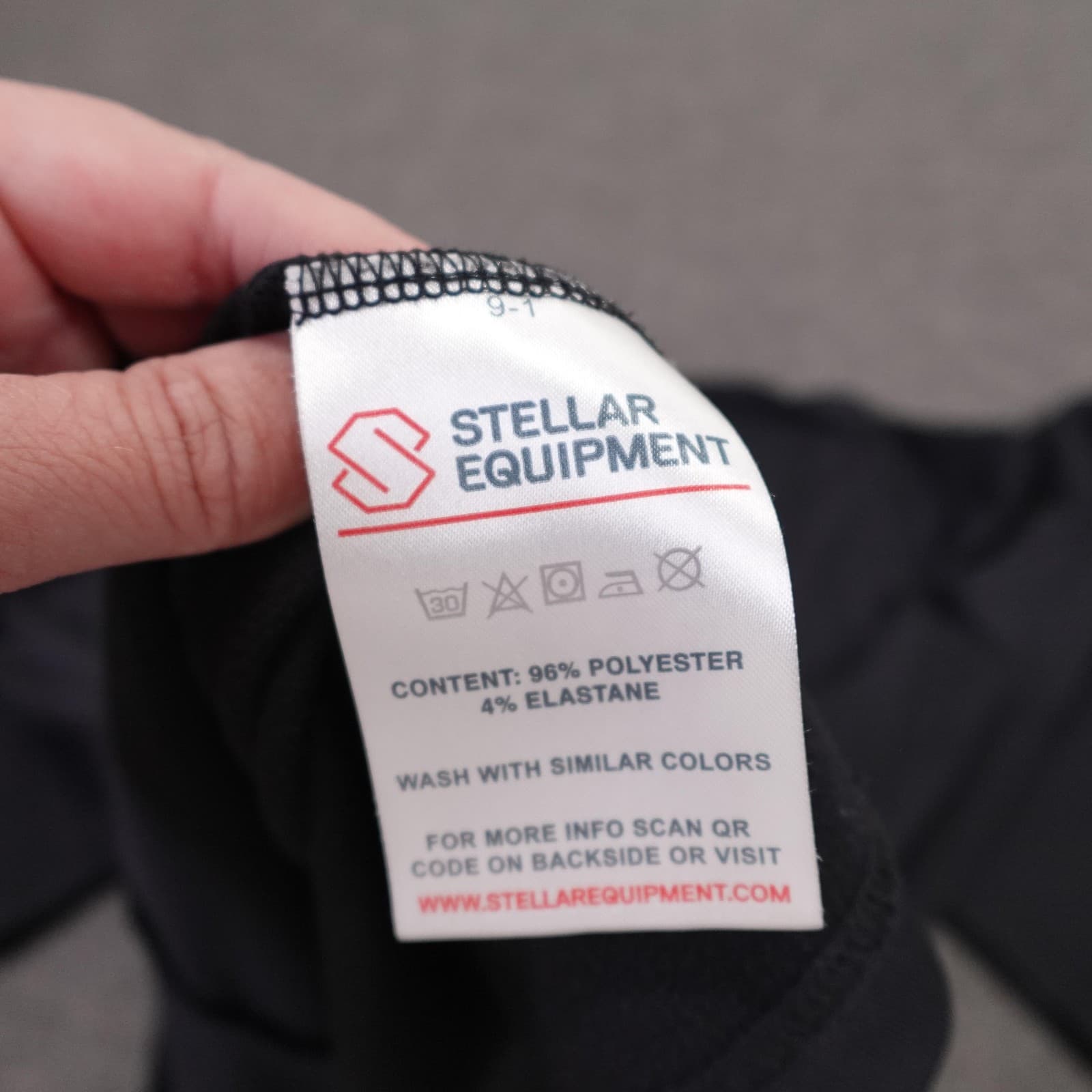 Stellar Equipment Pullover Mens Large Black 1/4 Zip Stretch Base Layer Athletic - Thumbnail 6