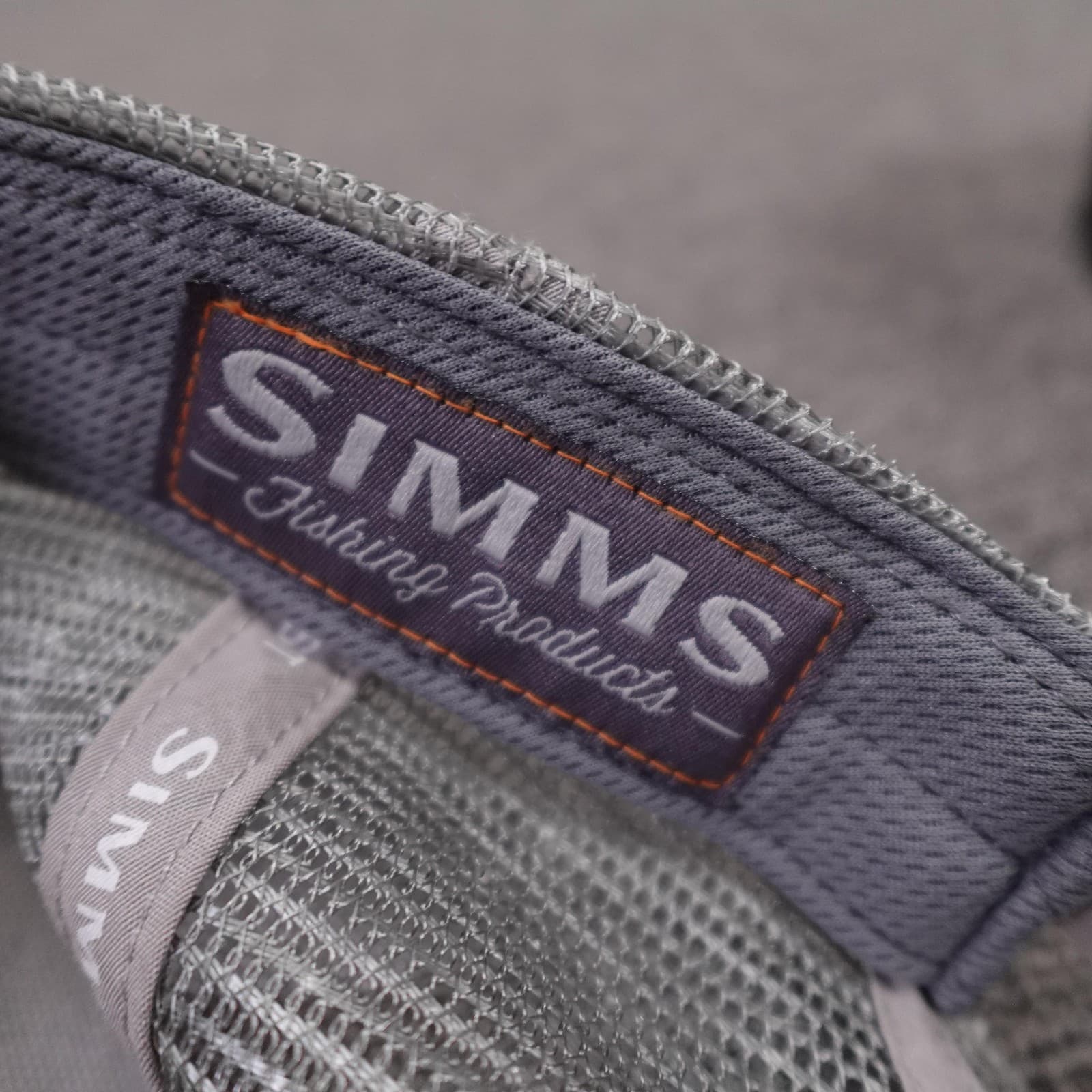 Simms Hat Cap Snap Back Mens One Size Gray Mesh Trucker Nite Ize Fishing Logo - Thumbnail 9