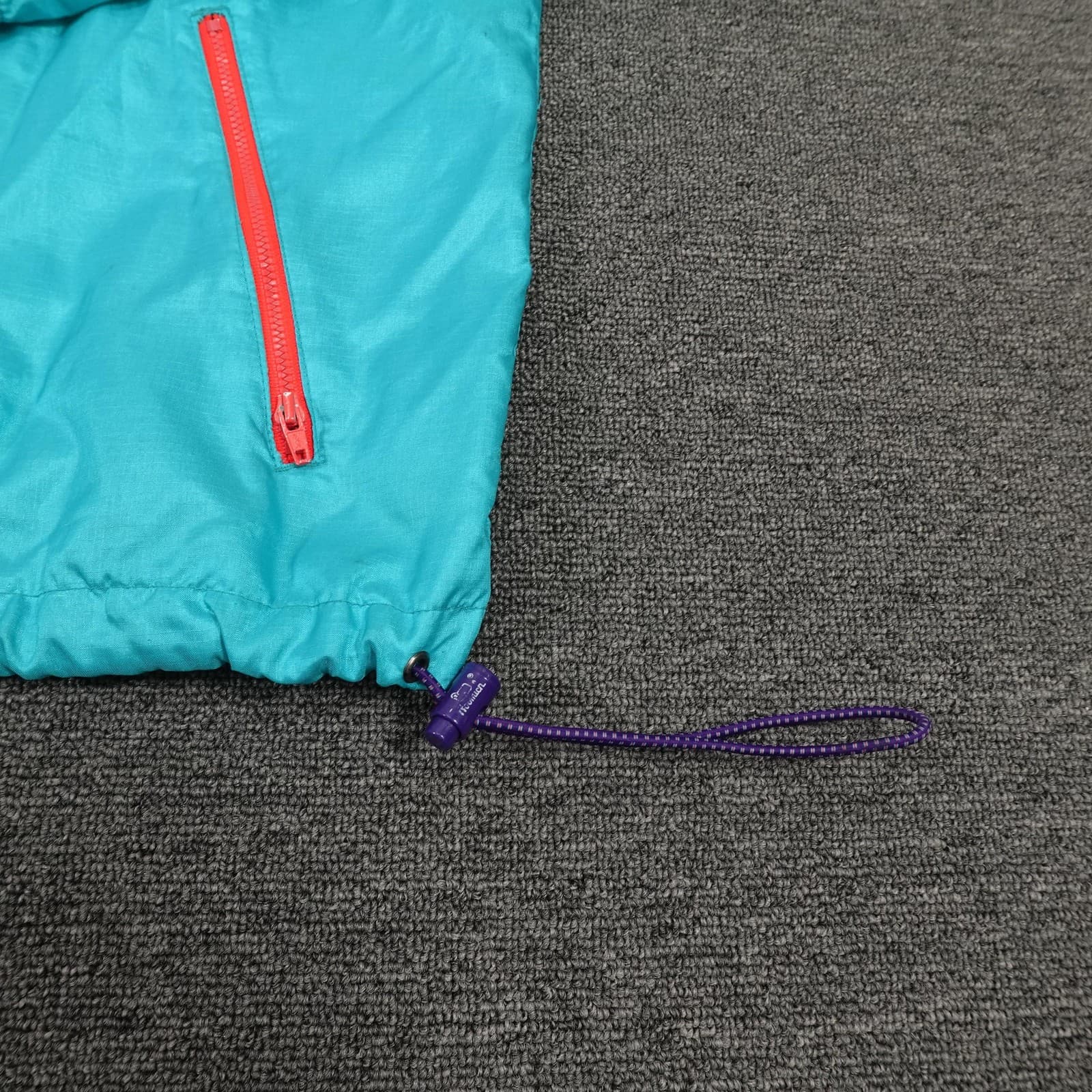 Vintage Woolrich Jacket Mens Teal Purple Sigmet Gear Windbreaker Colorblock 90s - Thumbnail 2