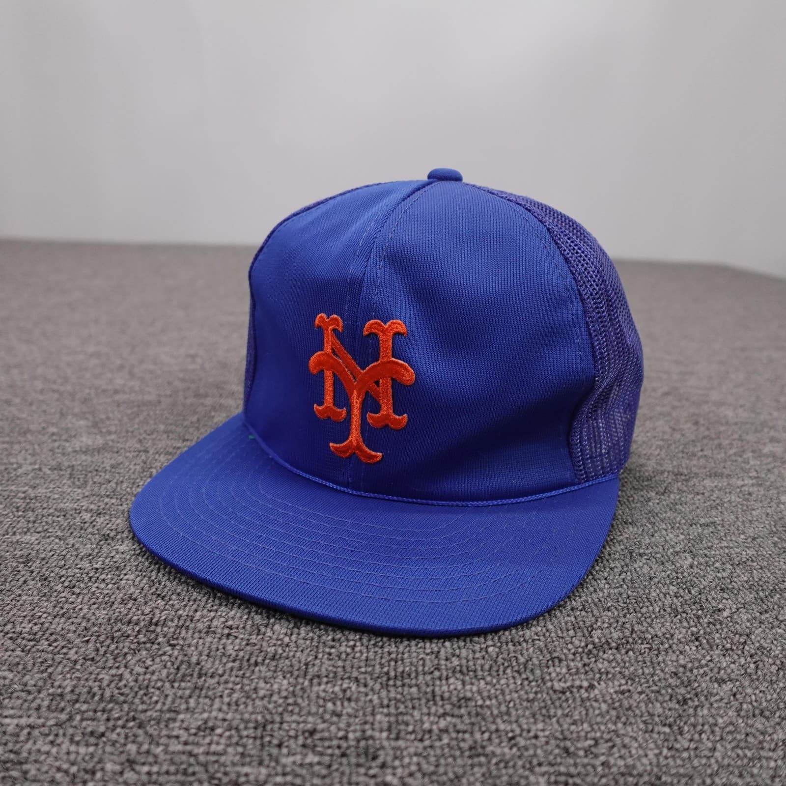 Vintage New York Mets Hat Cap Snap Back One Size MLB Trucker Sports Specialties