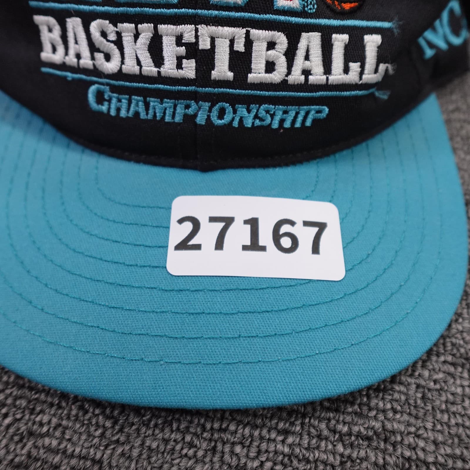 Vintage NCAA Basketball 1994 Championship Hat Cap Snap Back One Size Black 90s - Thumbnail 11