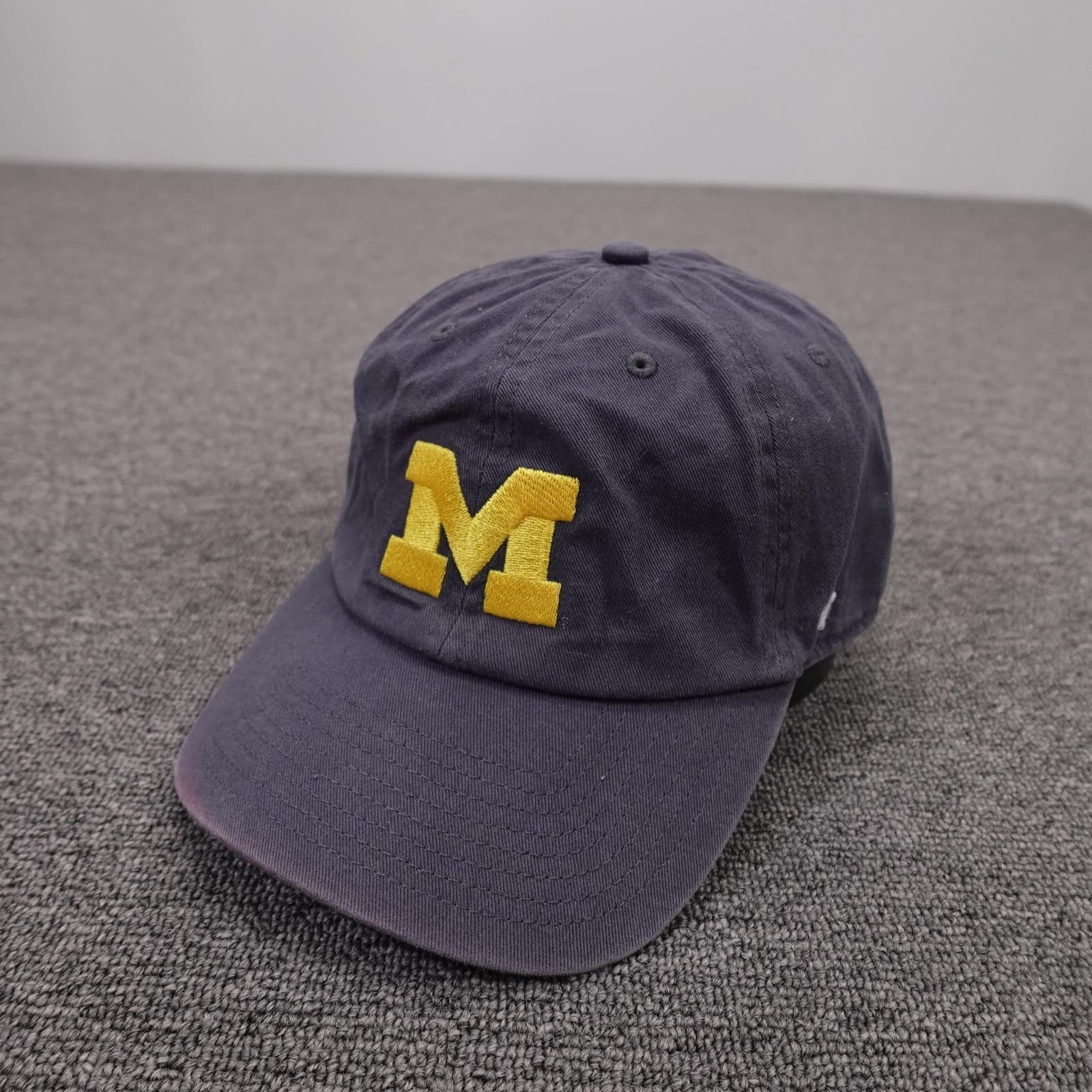 Michigan Wolverines Hat Mens One Size Blue NCAA Football 47 Brand Orange Bowl