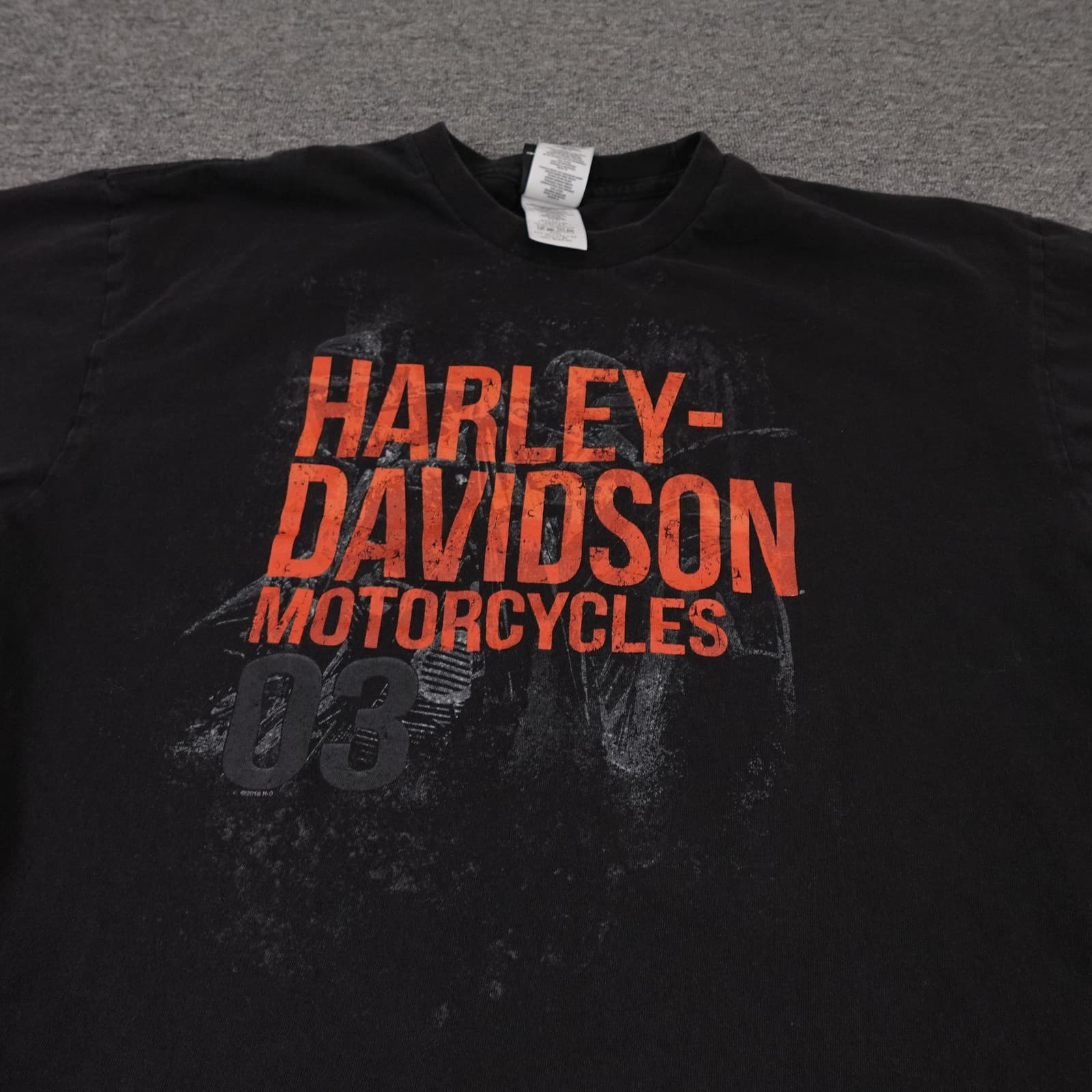 Harley-Davidson Shirt Mens XL Black Denver Colorado Motorcycle Graphic Tee - Thumbnail 2