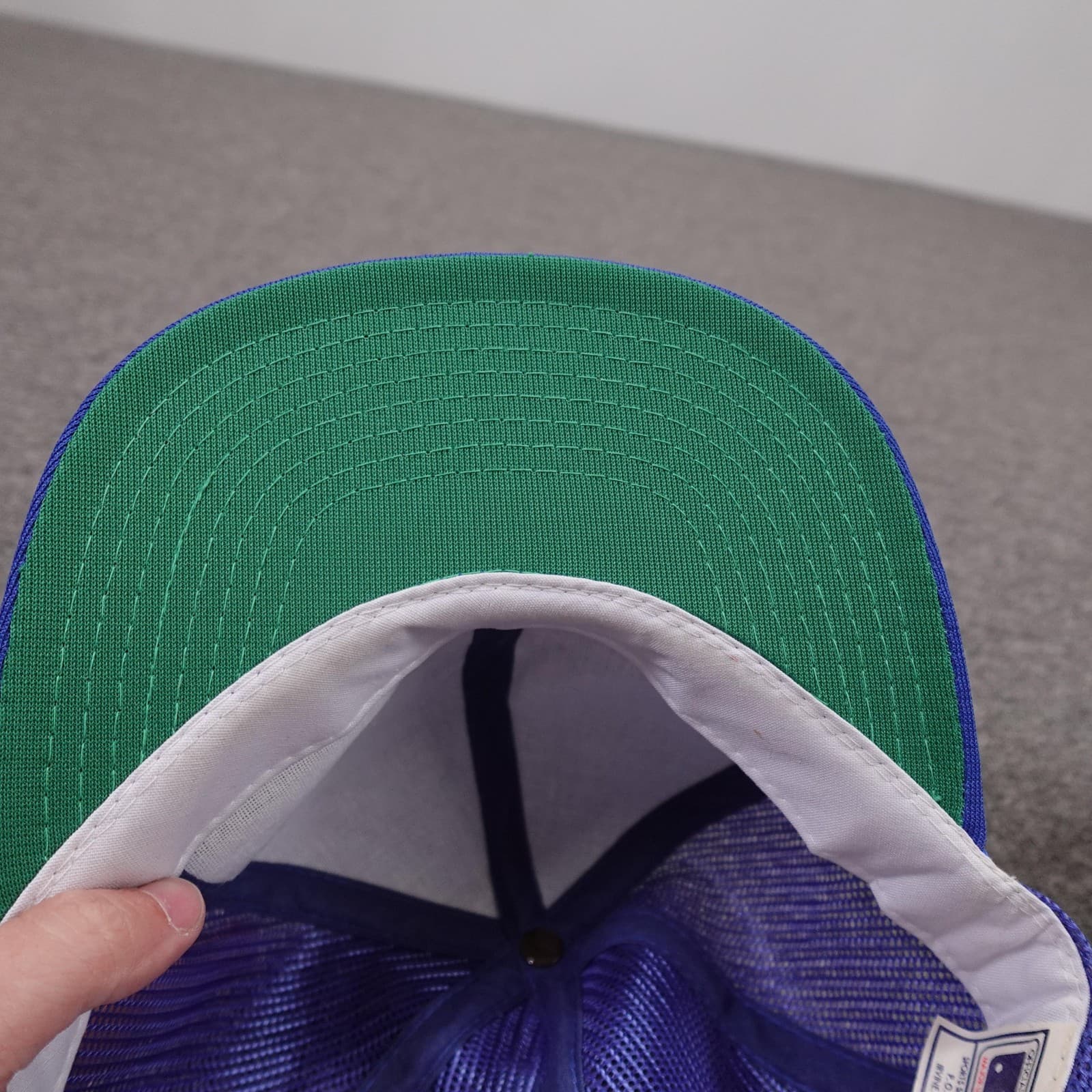 Vintage New York Mets Hat Cap Snap Back One Size MLB Trucker Sports Specialties - Thumbnail 6