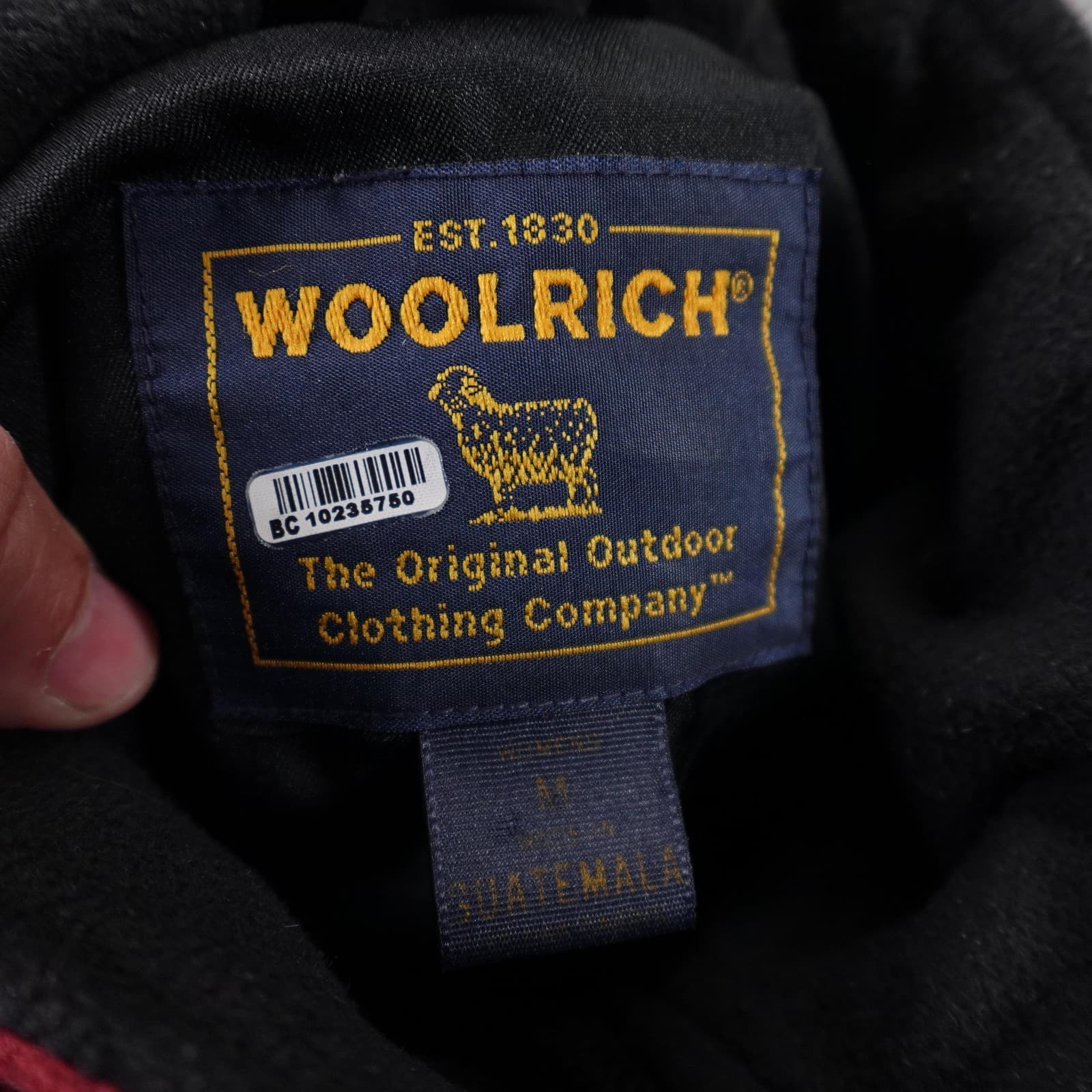 Woolrich Jacket Womens Medium Red Wool Full Zip Lined Outdoor Casual Warm - Thumbnail 4