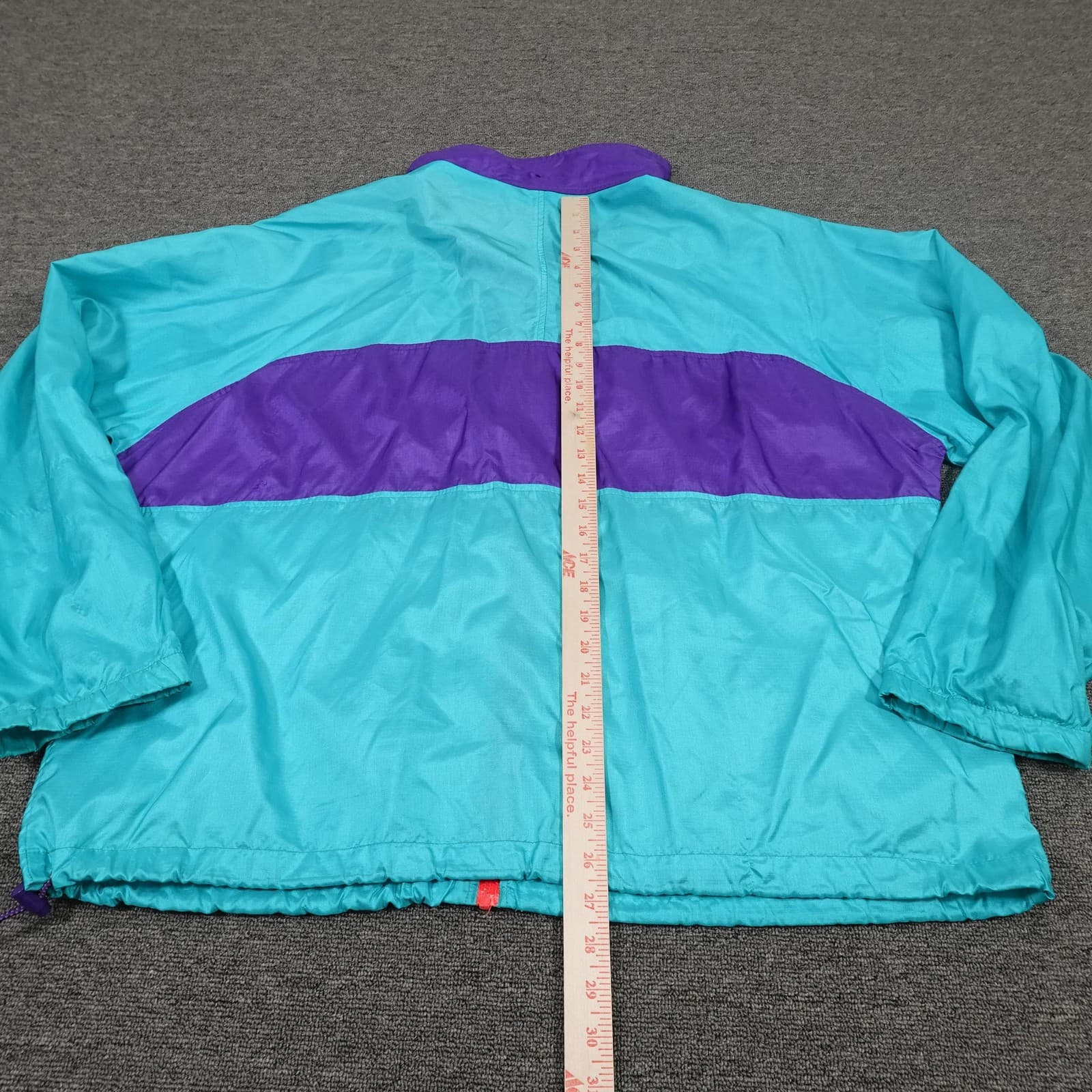 Vintage Woolrich Jacket Mens Teal Purple Sigmet Gear Windbreaker Colorblock 90s - Thumbnail 10