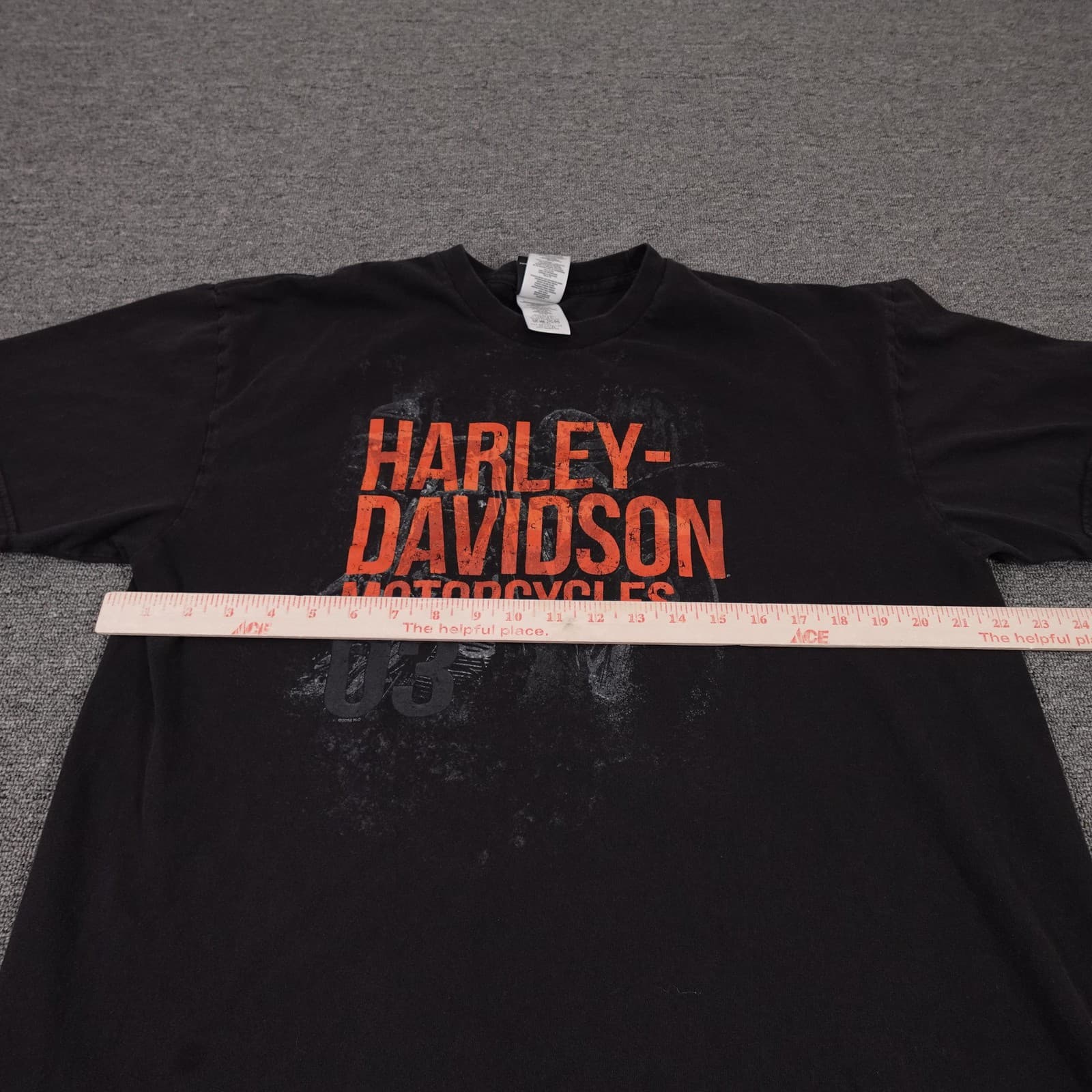 Harley-Davidson Shirt Mens XL Black Denver Colorado Motorcycle Graphic Tee - Thumbnail 4