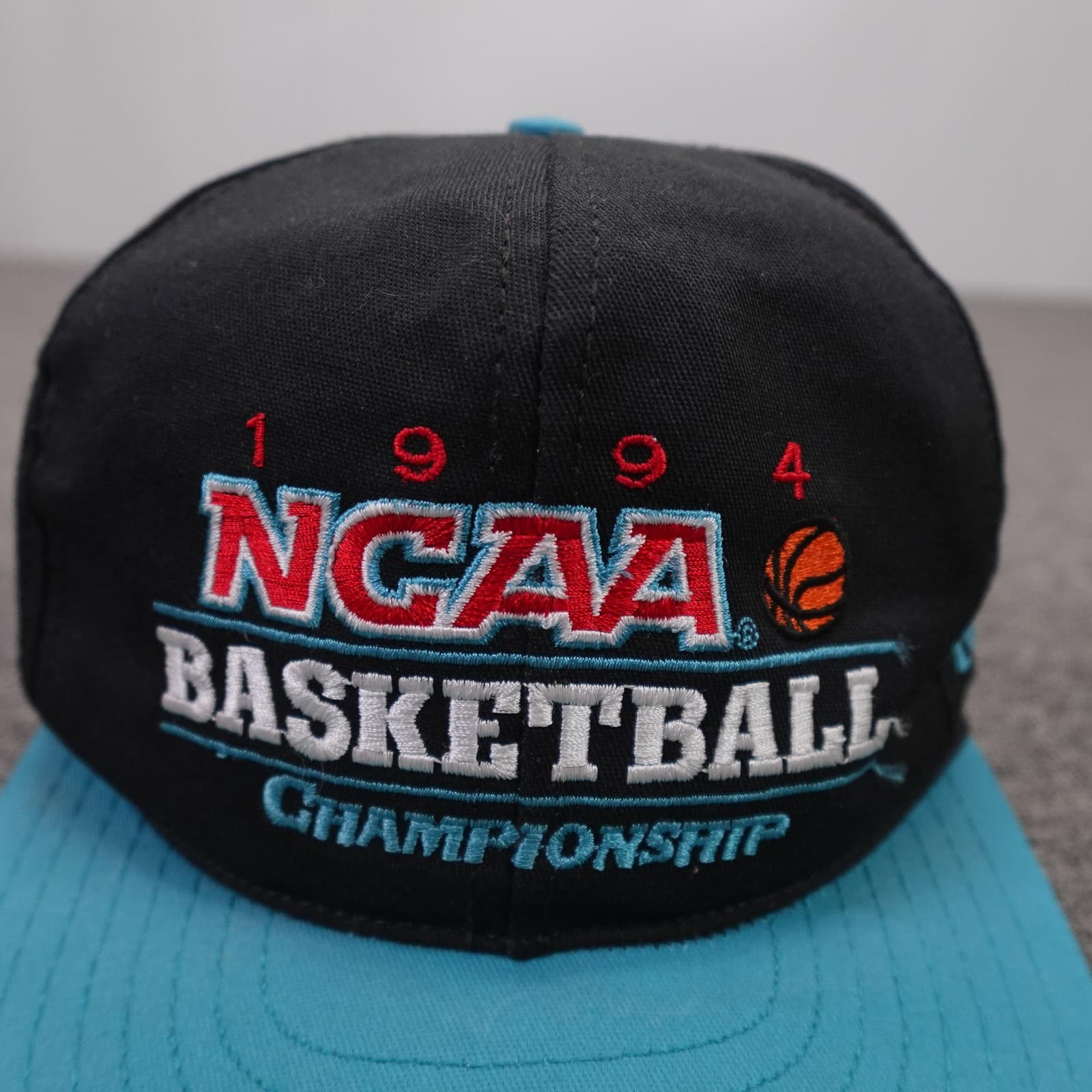 Vintage NCAA Basketball 1994 Championship Hat Cap Snap Back One Size Black 90s - Thumbnail 2