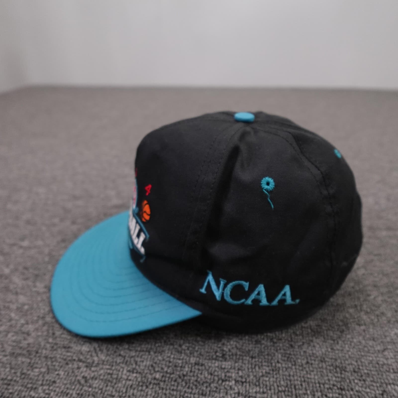 Vintage NCAA Basketball 1994 Championship Hat Cap Snap Back One Size Black 90s - Thumbnail 3