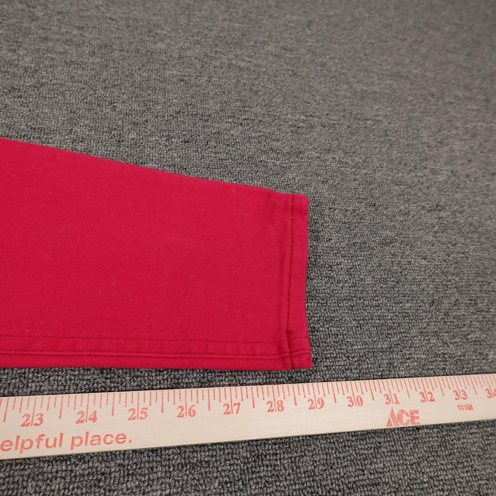 Seven7 Jeans Womens 8 Red Tummyless Skinny Mid Rise Stretch Shaping Denim Pants - Thumbnail 10