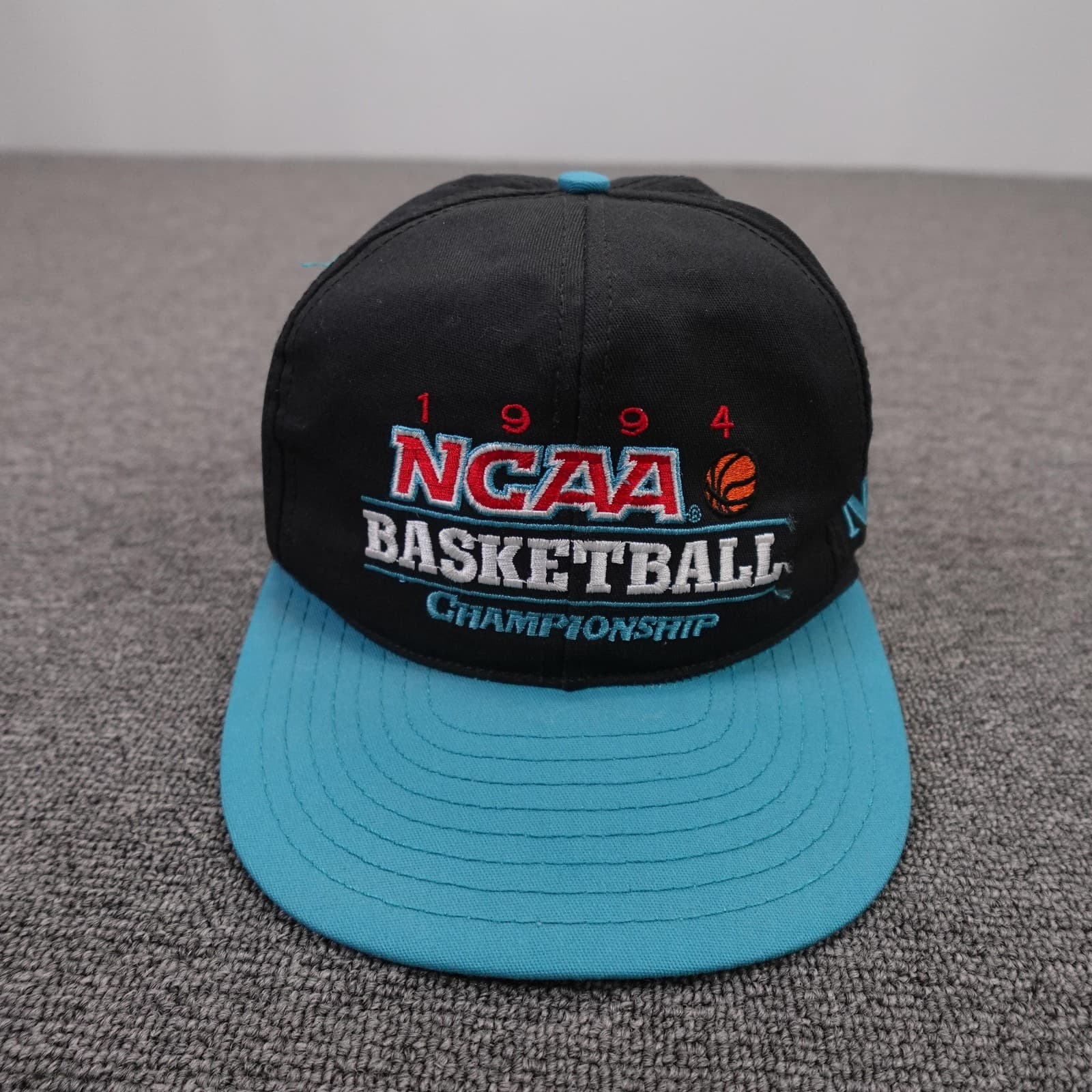 Vintage NCAA Basketball 1994 Championship Hat Cap Snap Back One Size Black 90s