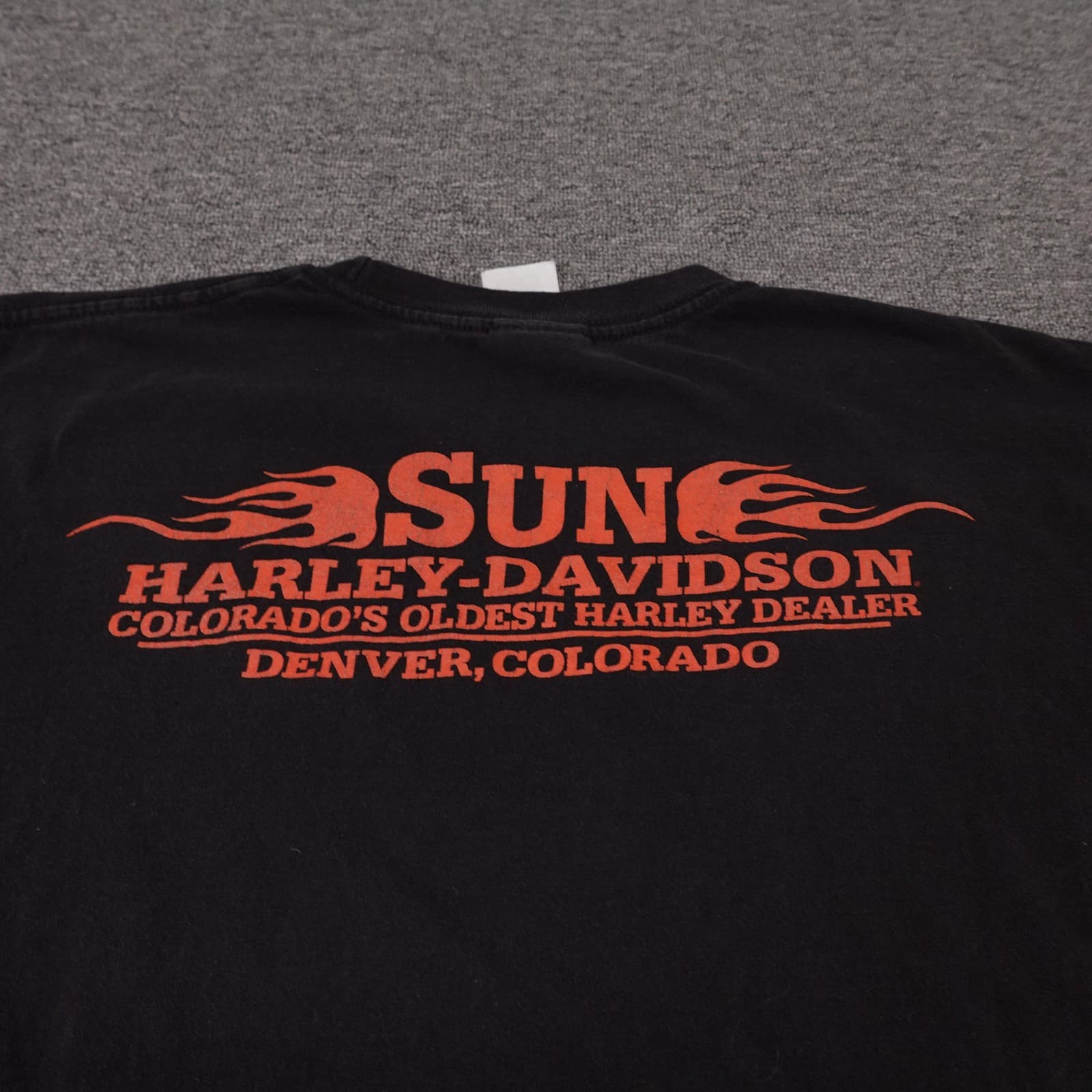 Harley-Davidson Shirt Mens XL Black Denver Colorado Motorcycle Graphic Tee - Thumbnail 9