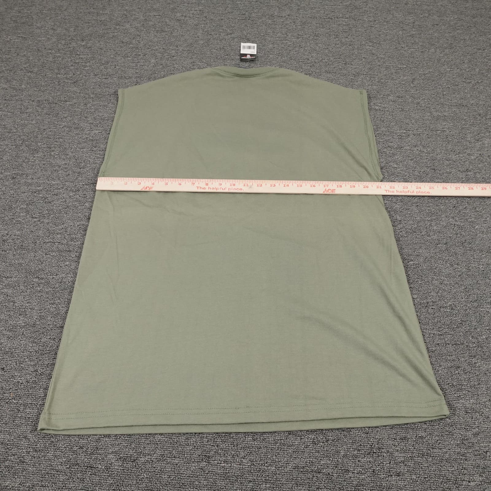 Vintage Polo Sport Shirt Mens Large Green Sleeveless Logo Muscle Graphic Tee 90s - Thumbnail 6