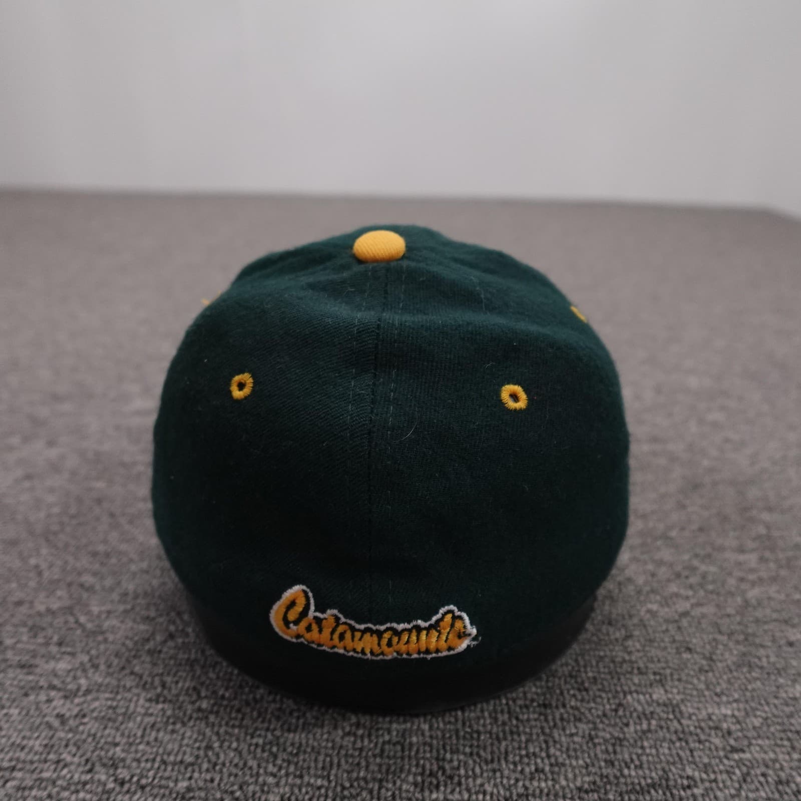Vermont Catamounts Hat Cap Mens 7 1/4 Green NCAA College Zephyr Wool Fitted - Thumbnail 4