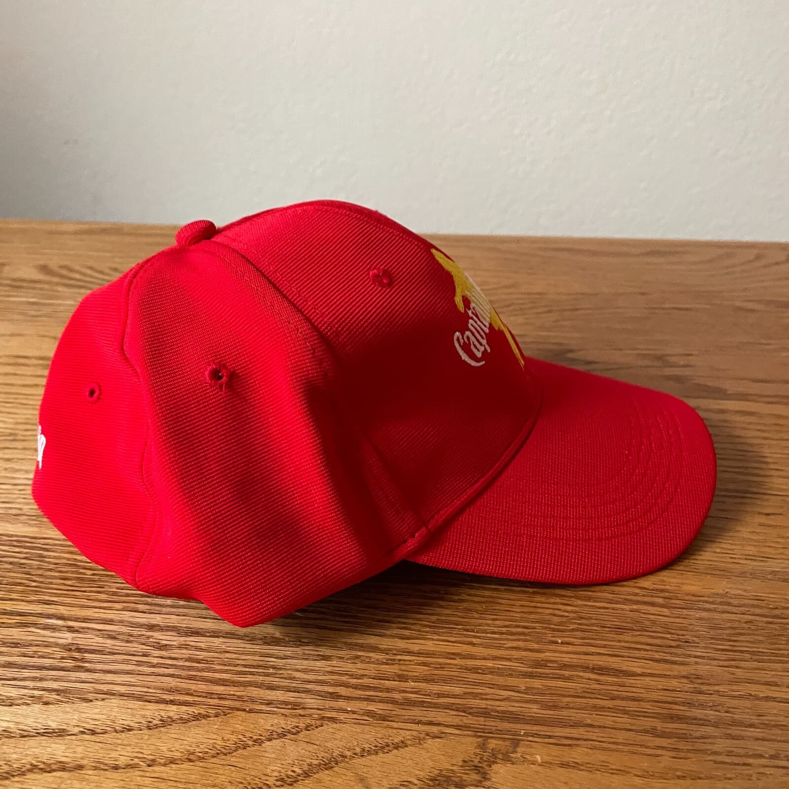 Captain Morgan Hat Cap Strap Back Adult Mens One Size Red Rum Baseball READ - Thumbnail 4