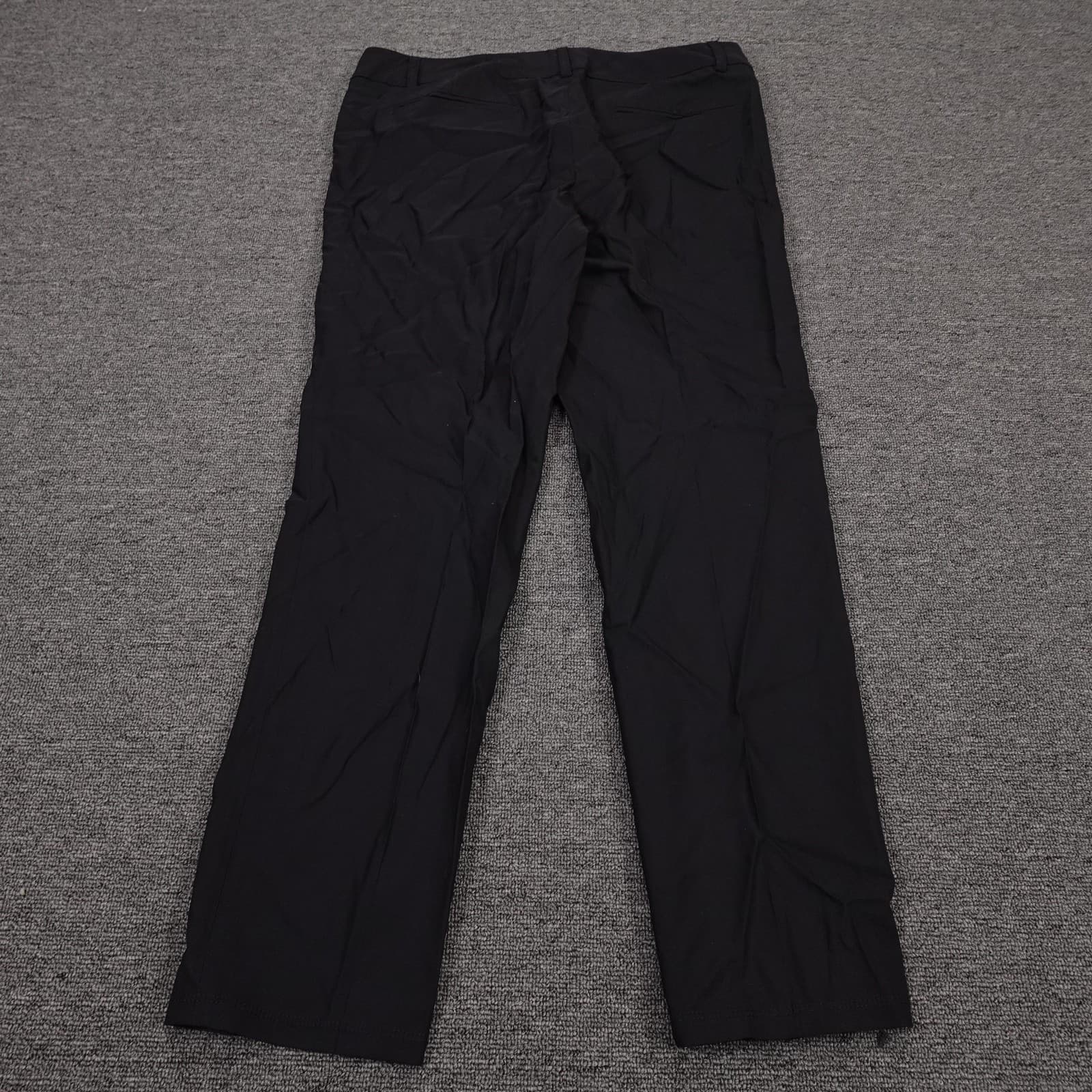 Helmut Lang Pants 8 Black Dress Pants Wool Blend Office Stretch Formal Preppy - Thumbnail 3