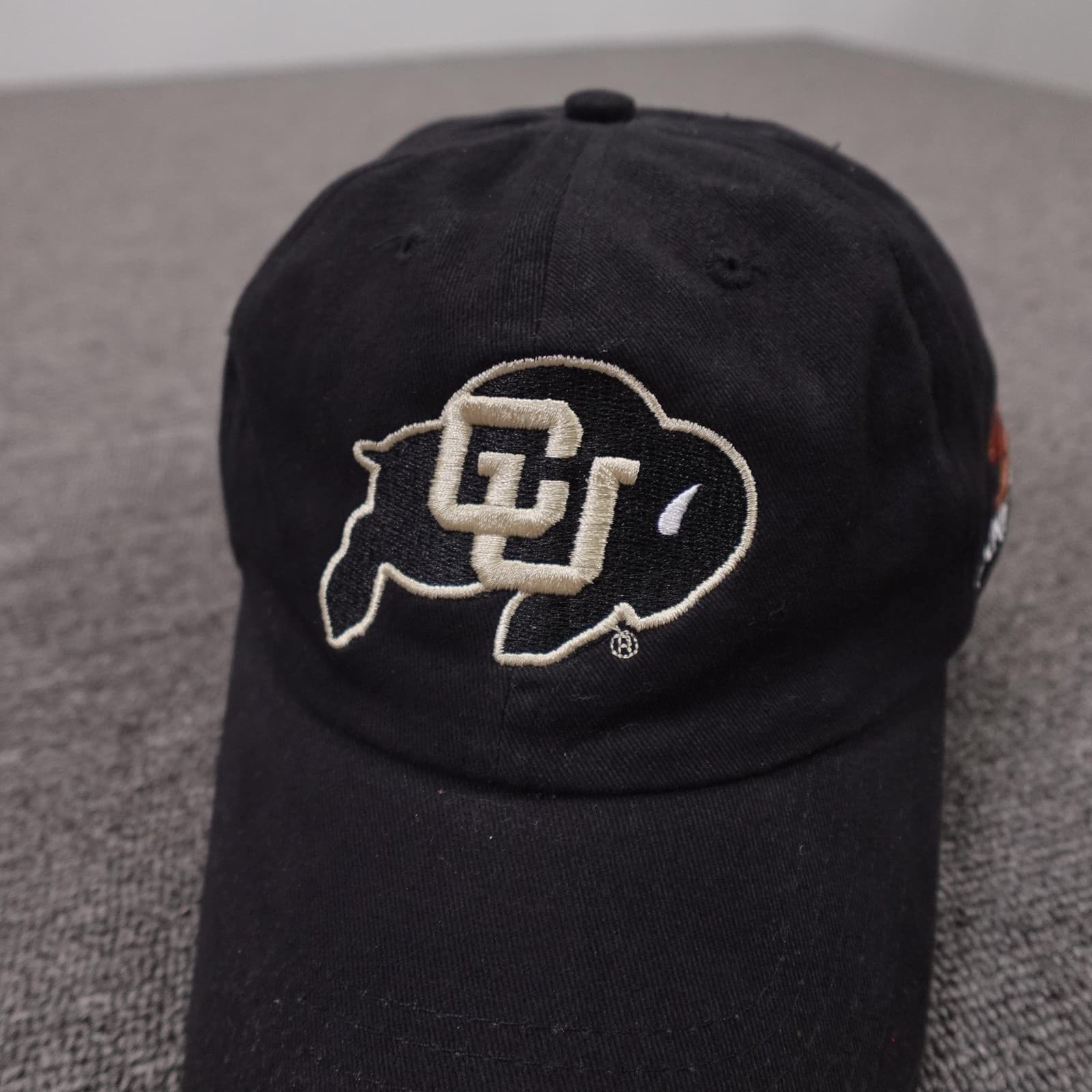 Vintage Colorado Buffaloes Hat Strap Back Black NCAA Jemco Int 1990 Champs - Thumbnail 2