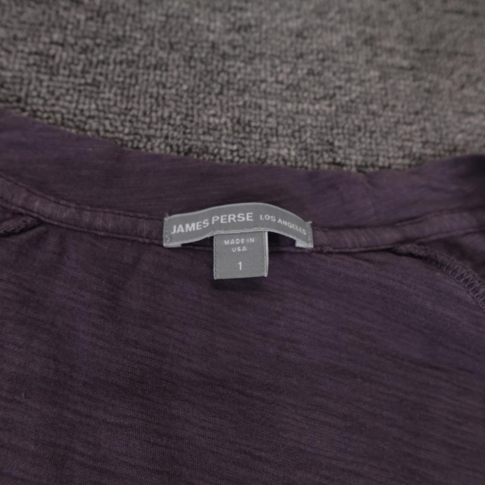 James Perse Dress Size 1 Gray Short Sleeve Scoop Neck Preppy Jersey Outdoor - Thumbnail 3